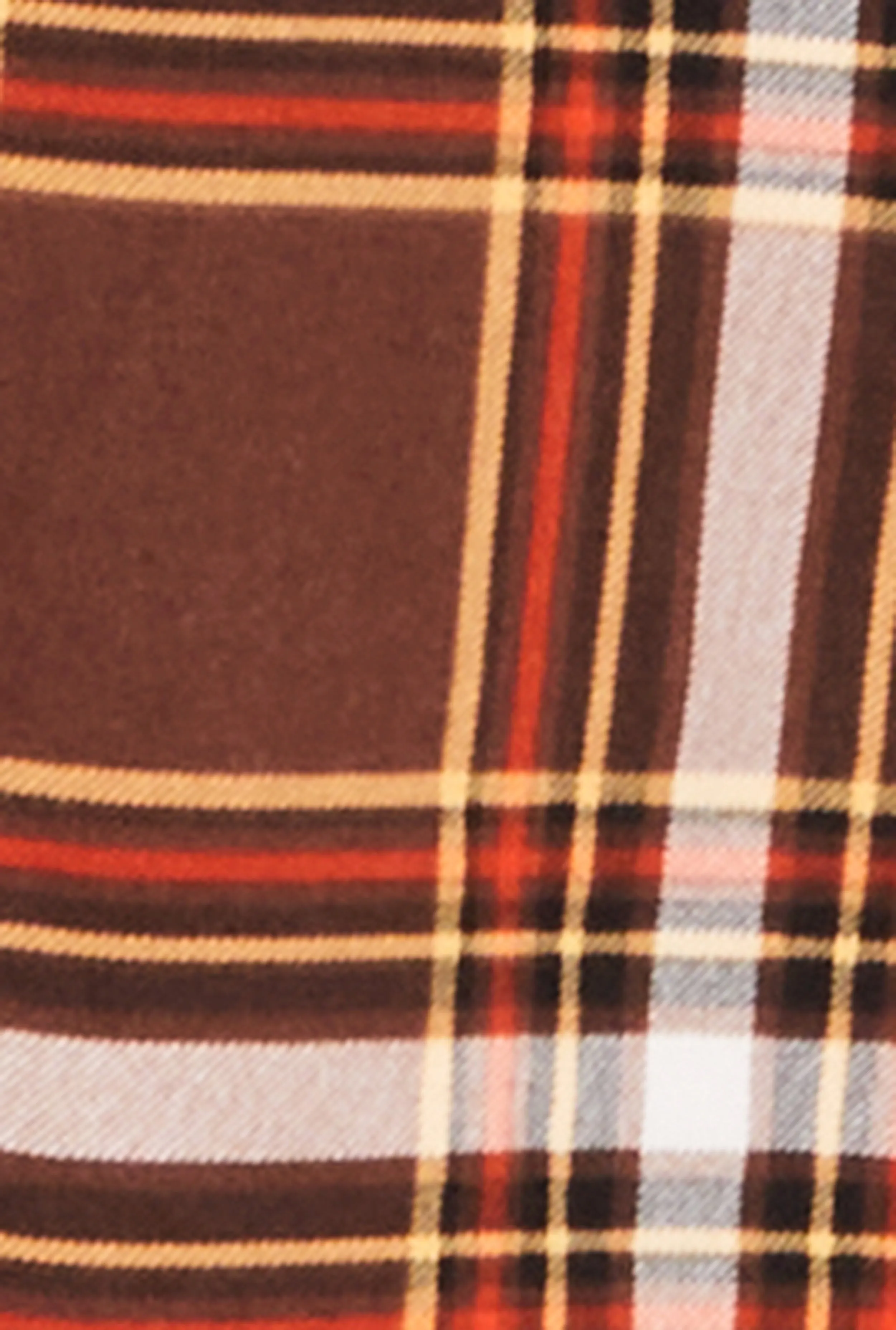 Plaid Button Front Tabbed Sleeve Shirt sold by Rainbow product image thumbnail 4