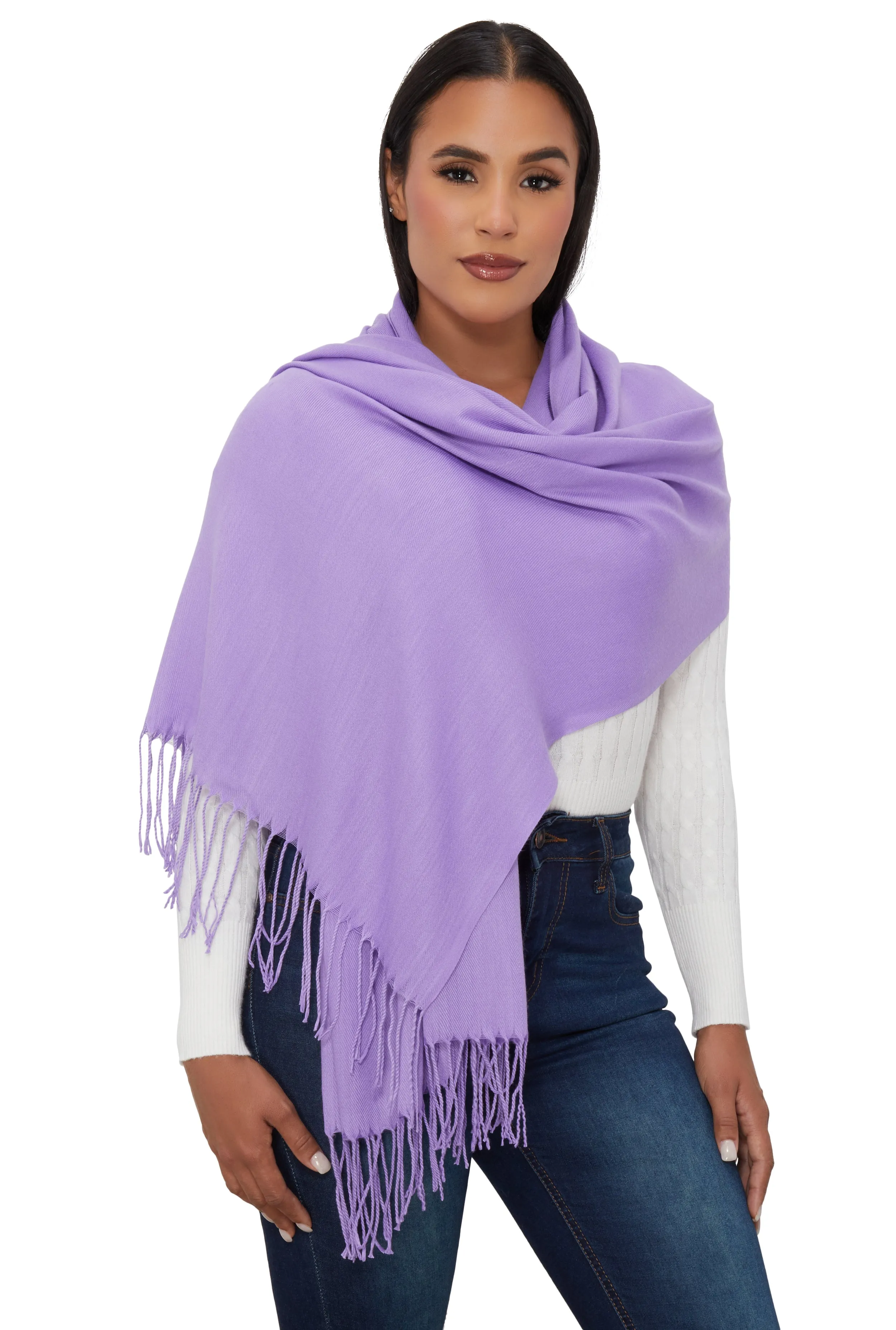 Solid Pashmina Scarf sold by Rainbow product image thumbnail 2