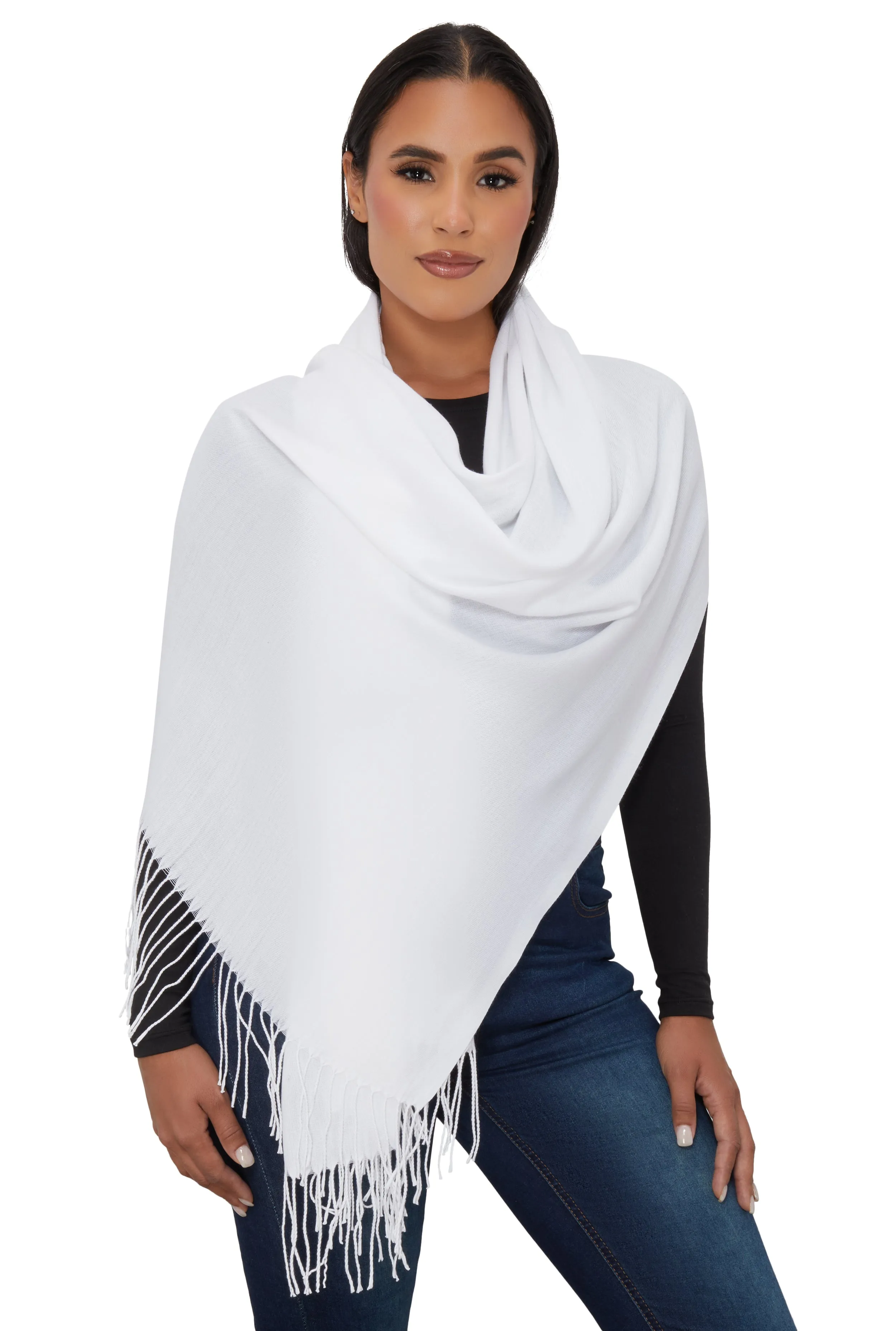 Solid Pashmina Scarf sold by Rainbow product image thumbnail 2