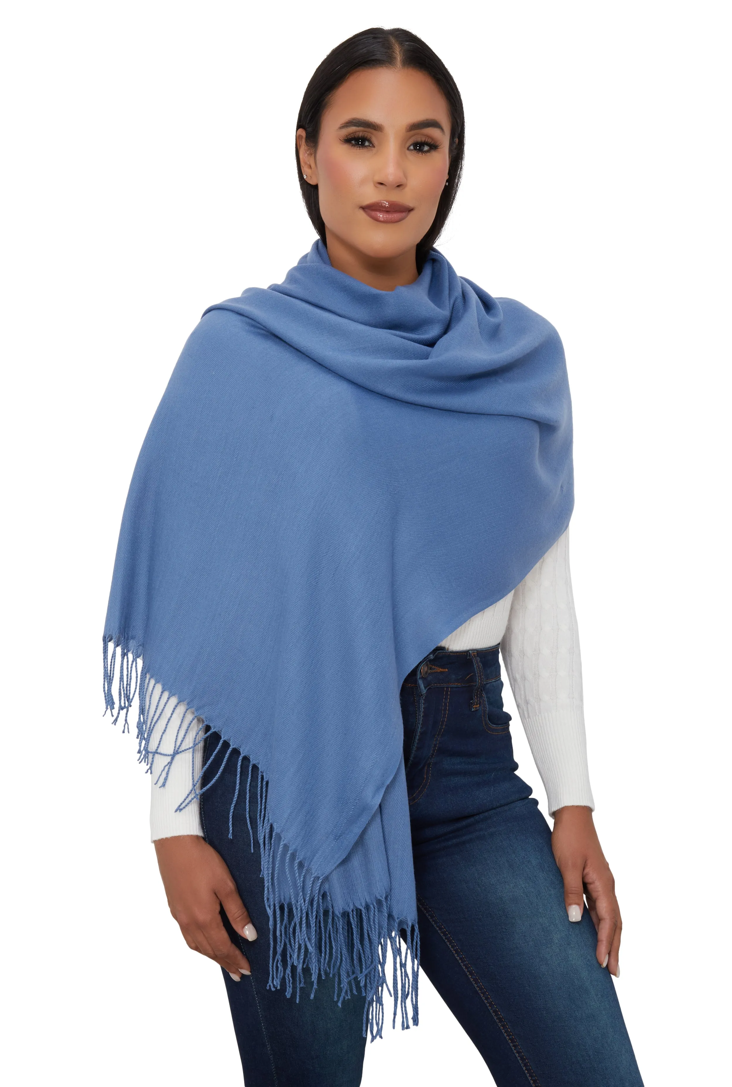 Solid Pashmina Scarf sold by Rainbow product image thumbnail 2