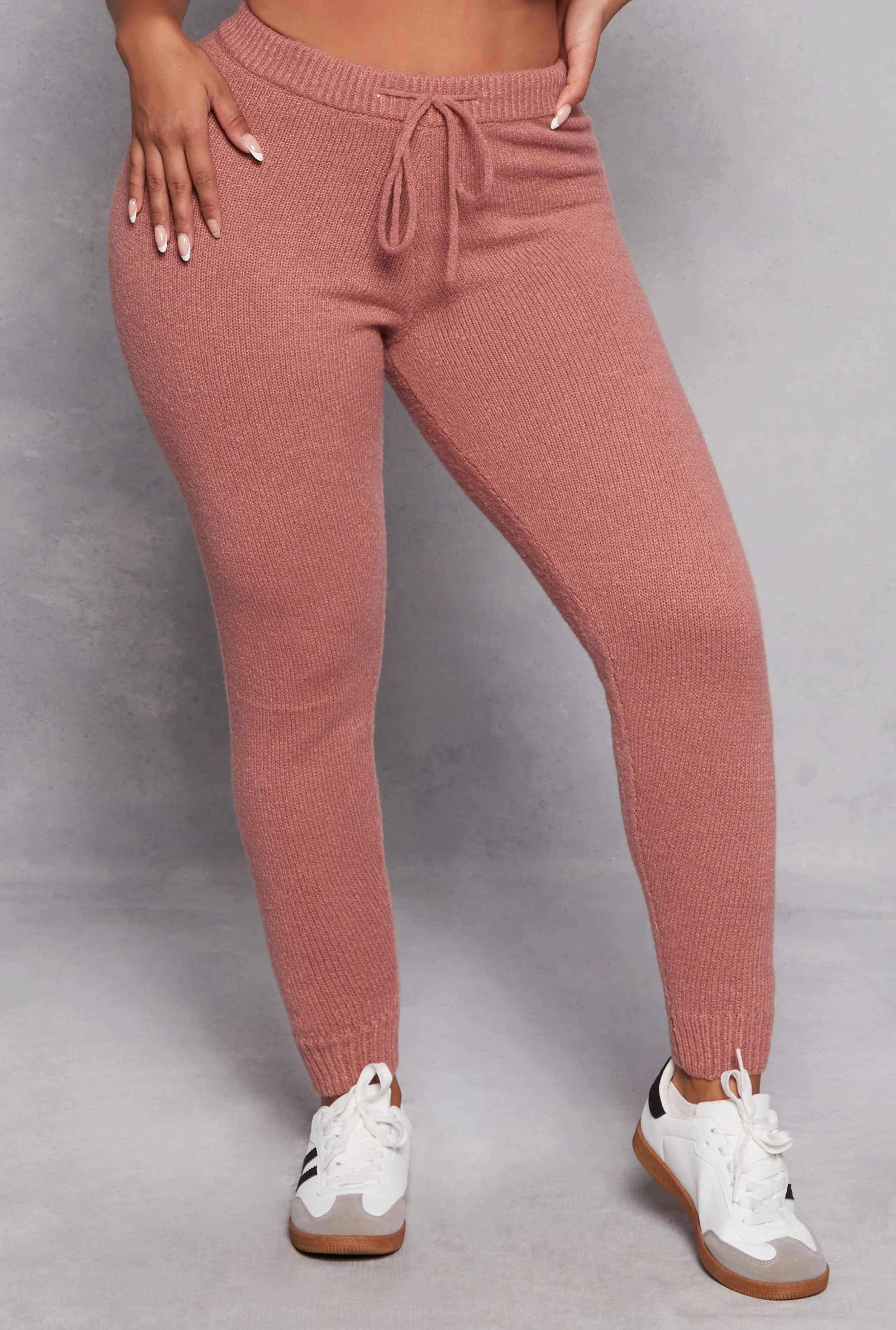 Brushed Knit Drawstring Joggers sold by Rainbow product image thumbnail 2