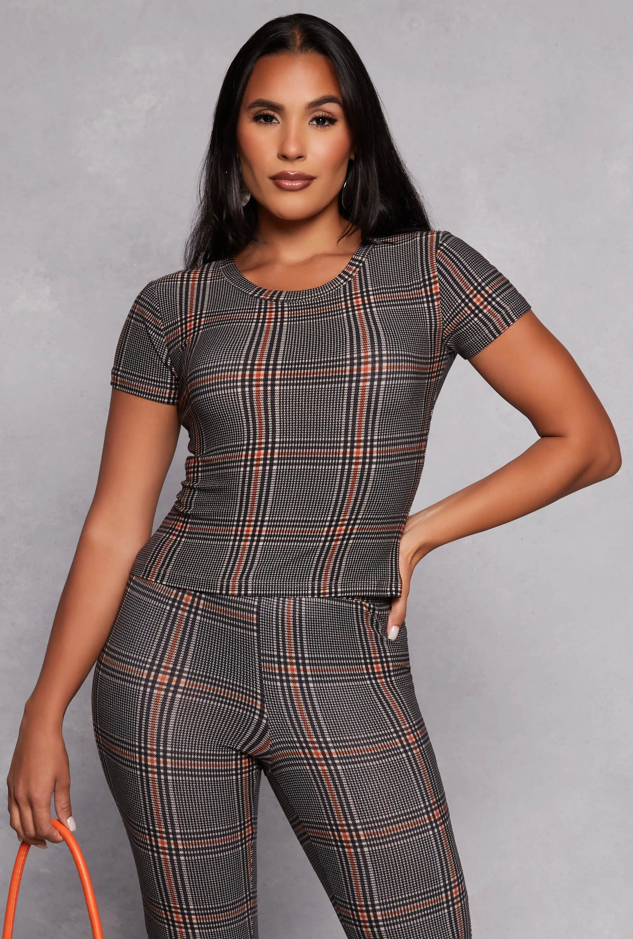 Printed Crew Neck Short Sleeve Top sold by Rainbow