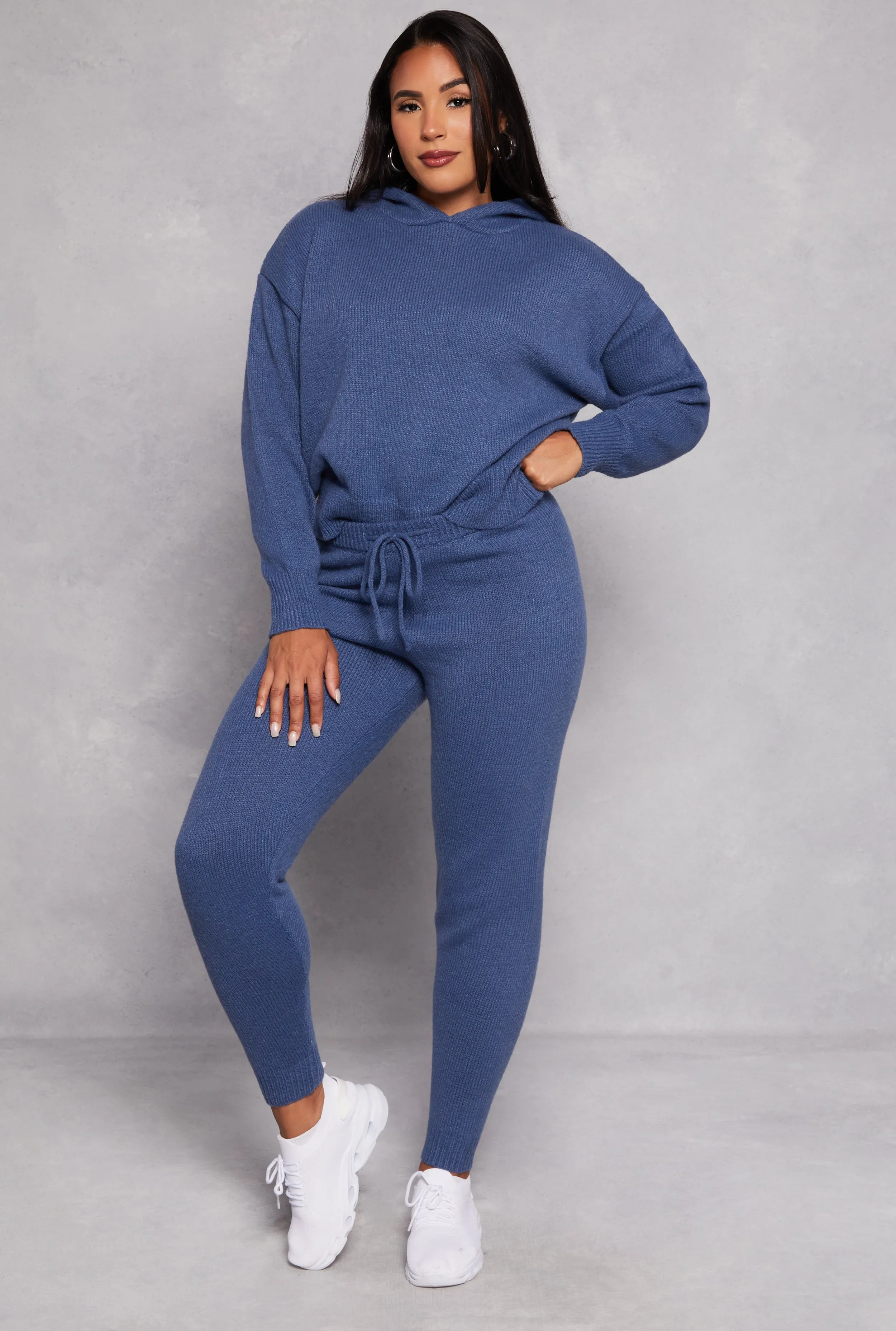 Brushed Knit Drawstring Joggers sold by Rainbow