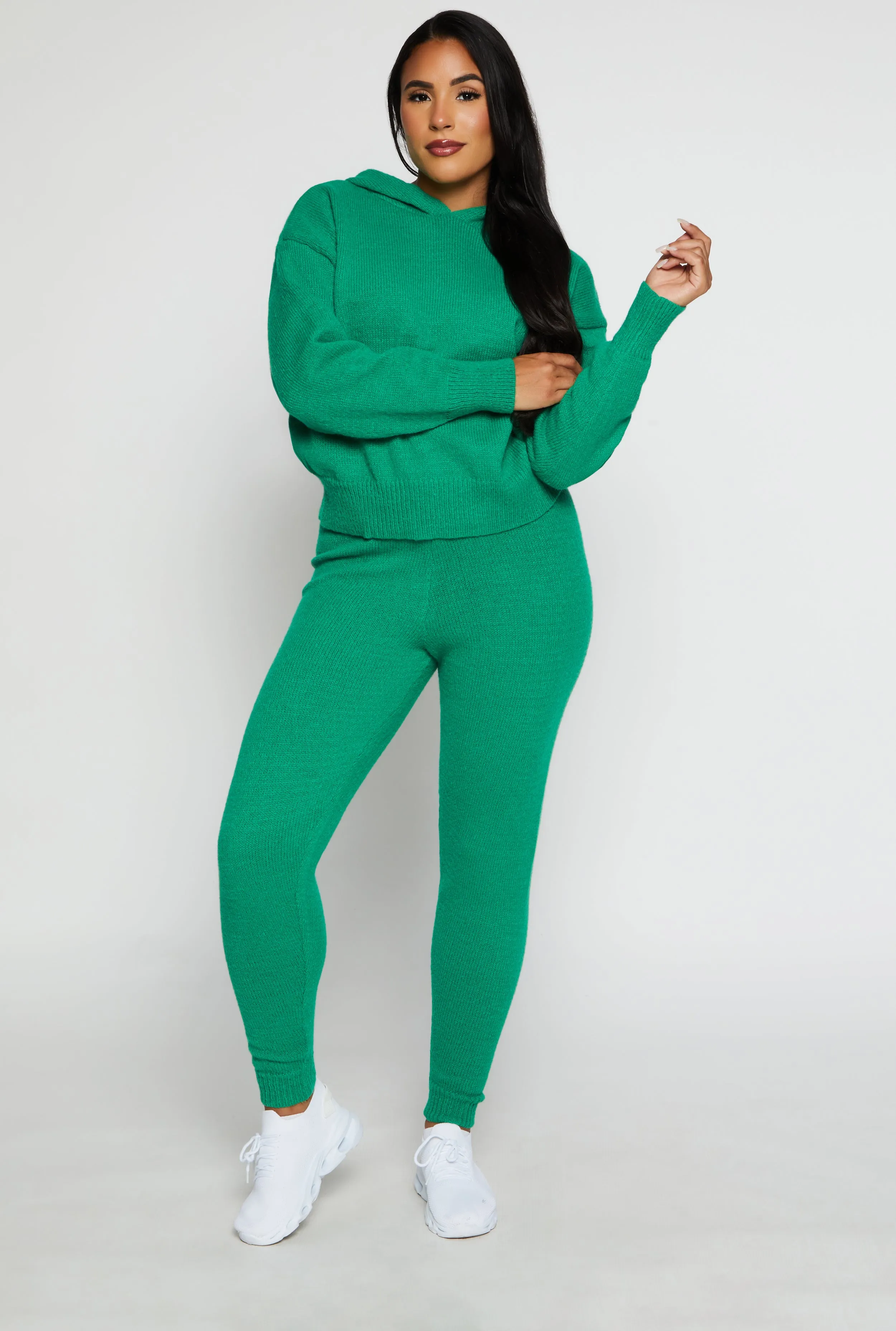 Brushed Knit Drawstring Joggers sold by Rainbow