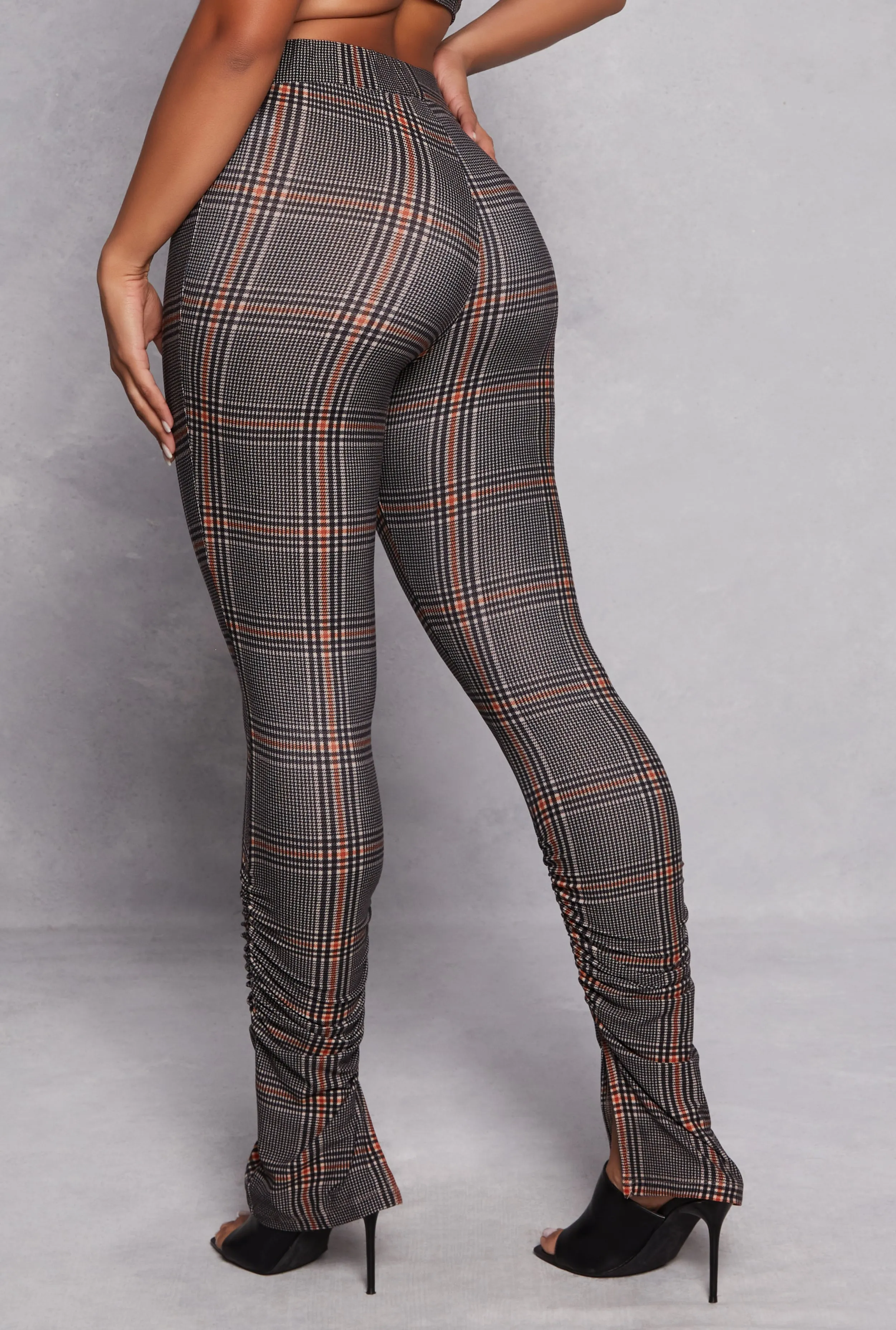 Printed High Waist Ruched Leggings sold by Rainbow product image thumbnail 3