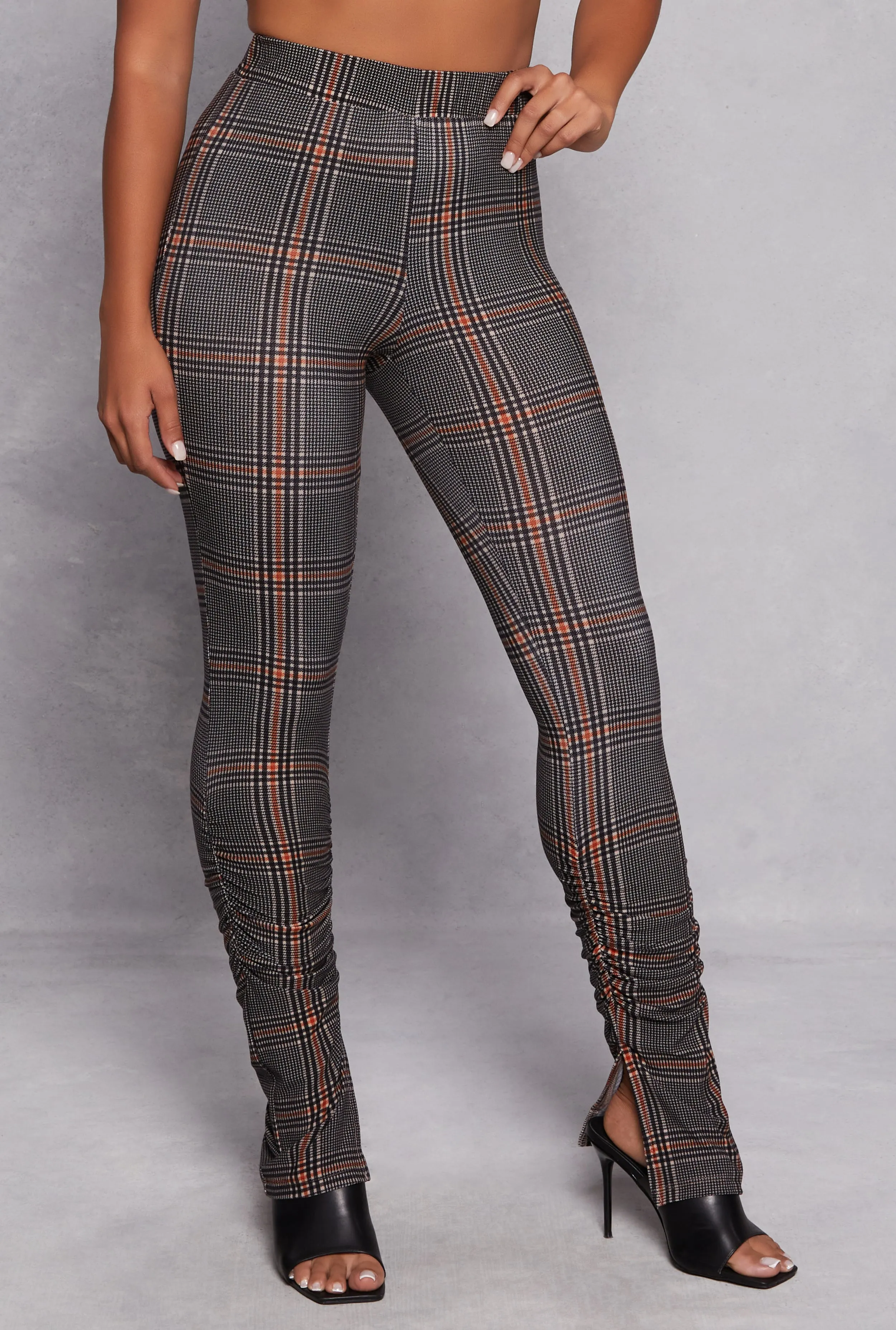 Printed High Waist Ruched Leggings sold by Rainbow product image thumbnail 2