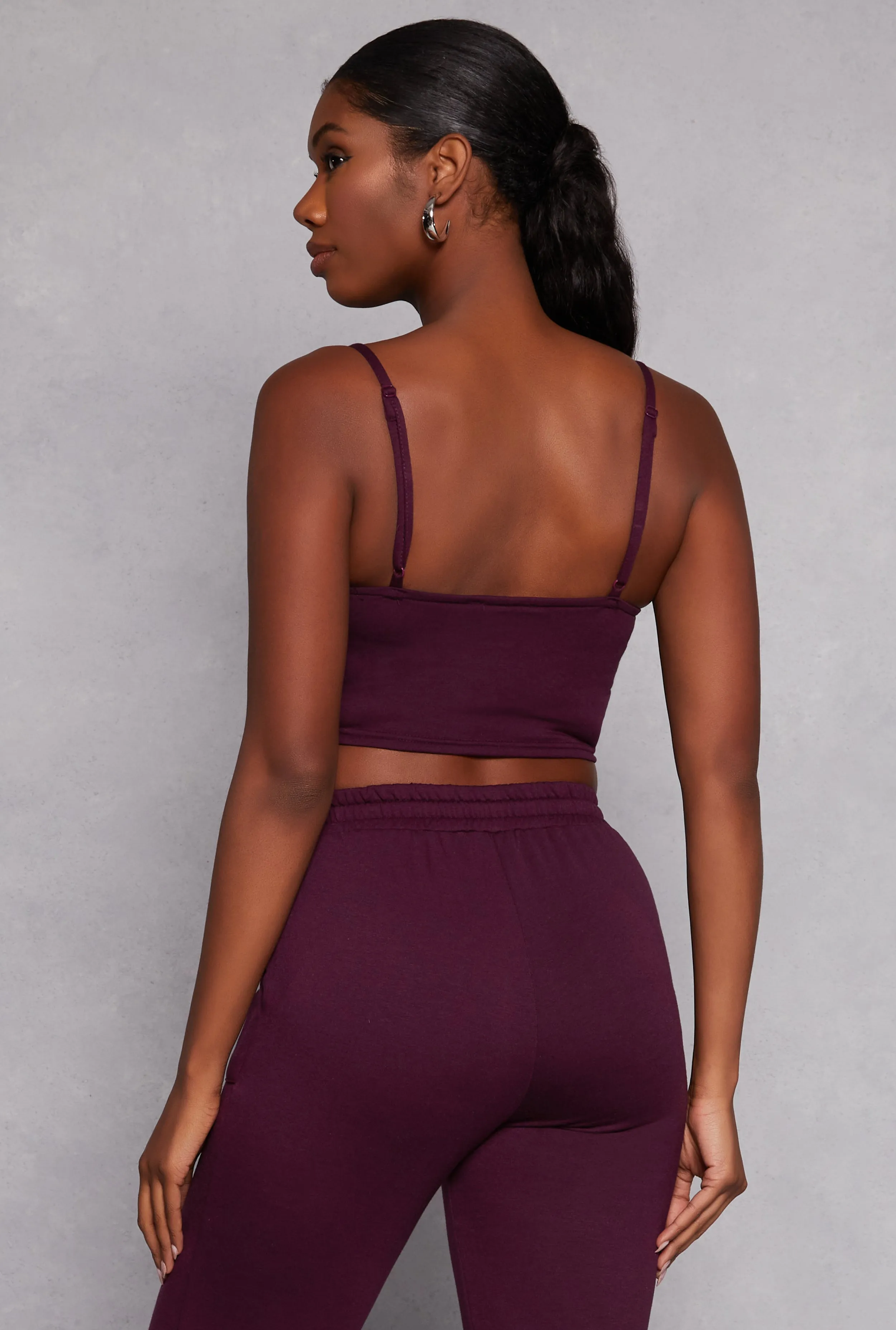 Haute Monde Solid Cropped Corset Top sold by Rainbow product image thumbnail 3