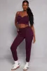 Haute Monde Solid Cropped Corset Top sold by Rainbow