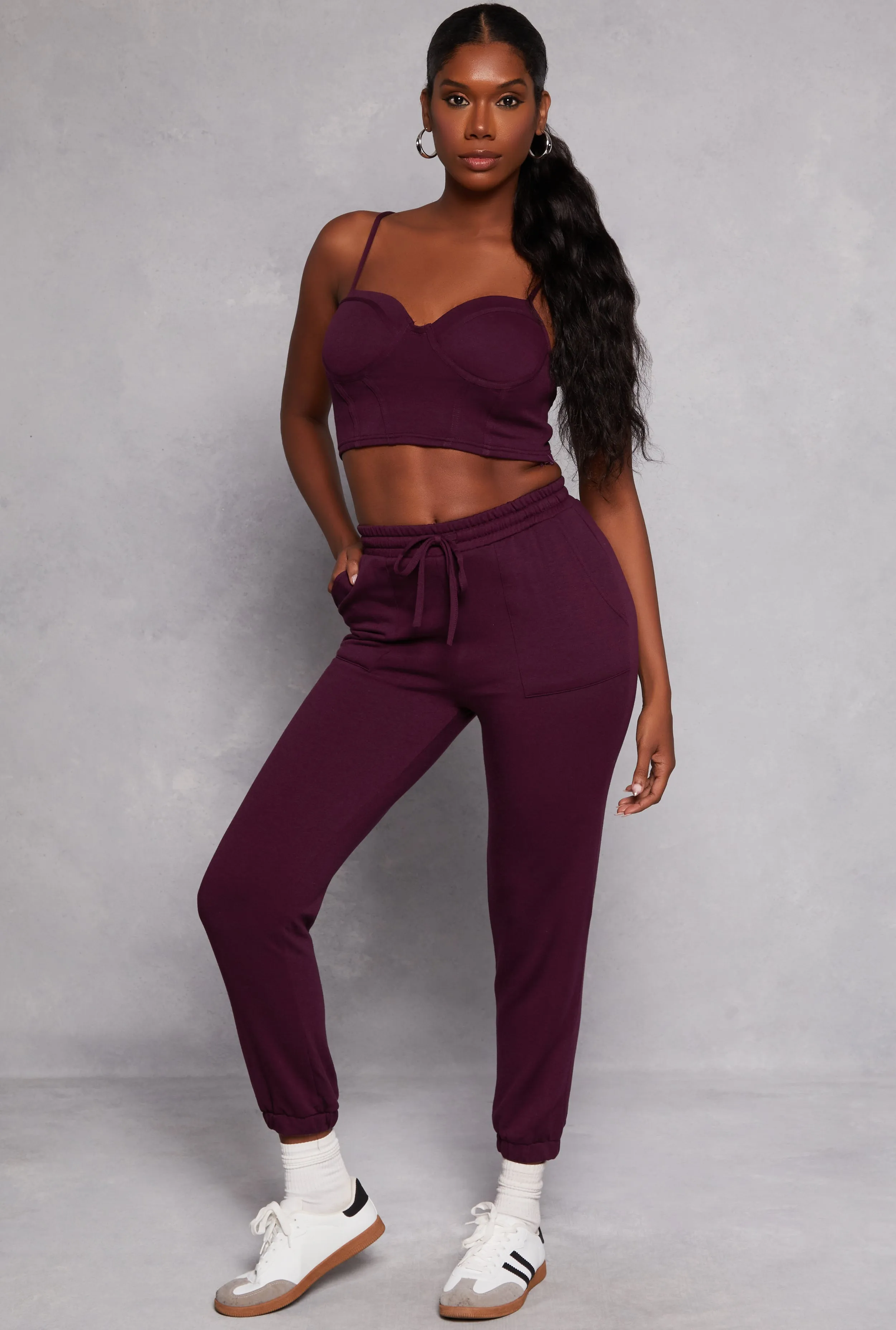 Haute Monde Solid Cropped Corset Top sold by Rainbow product image thumbnail 2