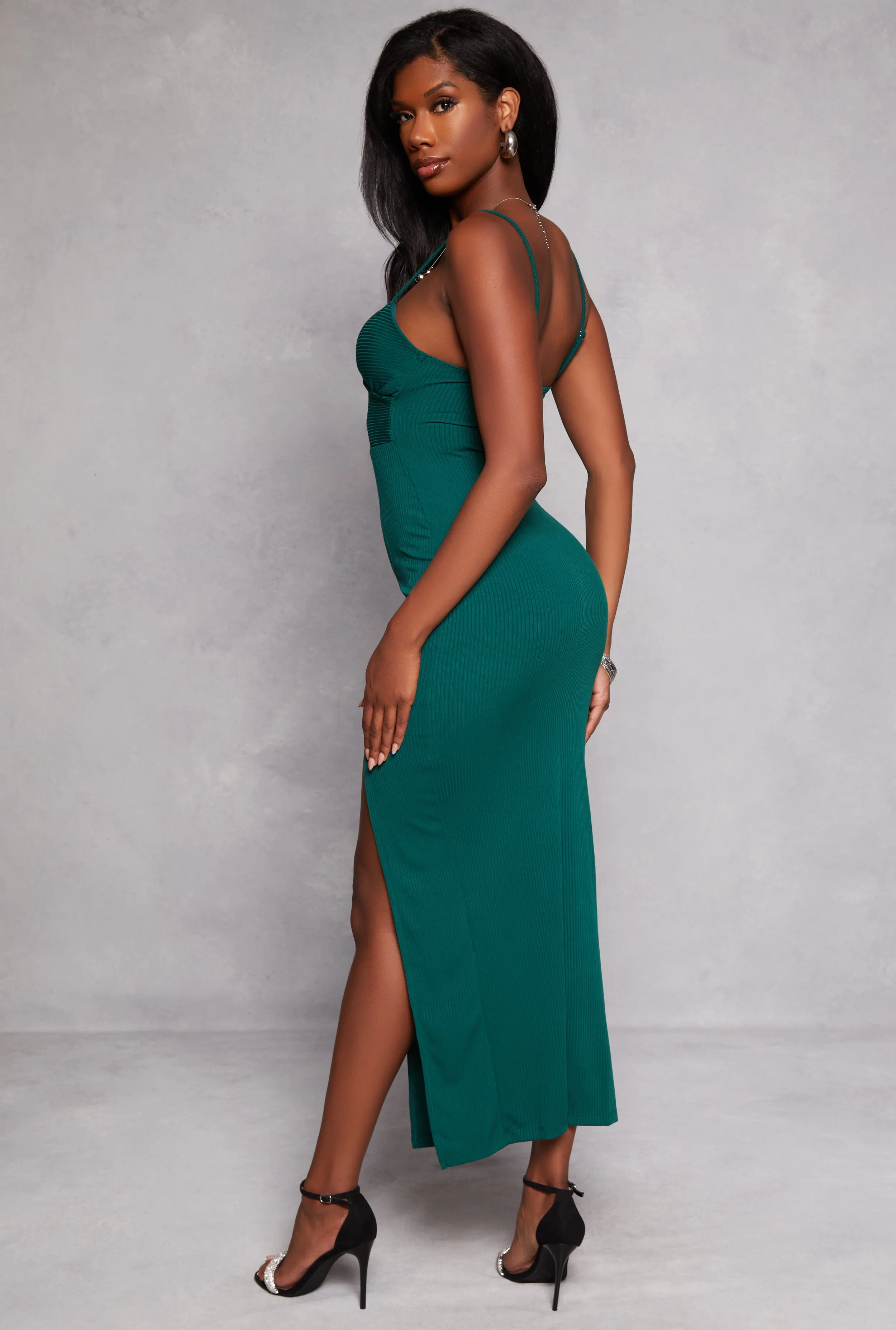 Haute Monde Sweetheart Faux Wrap Maxi Dress sold by Rainbow product image thumbnail 3