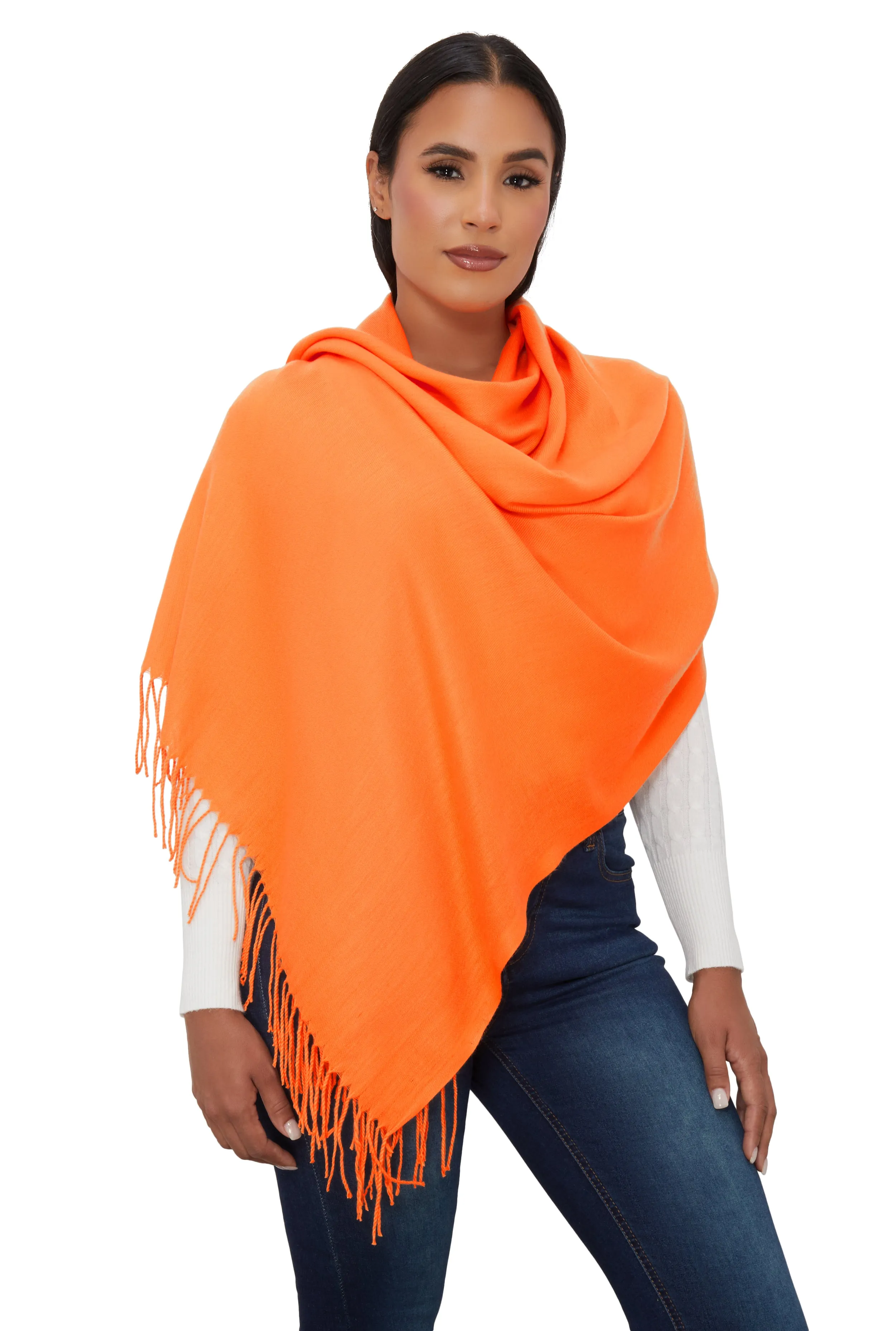 Solid Pashmina Scarf sold by Rainbow product image thumbnail 2
