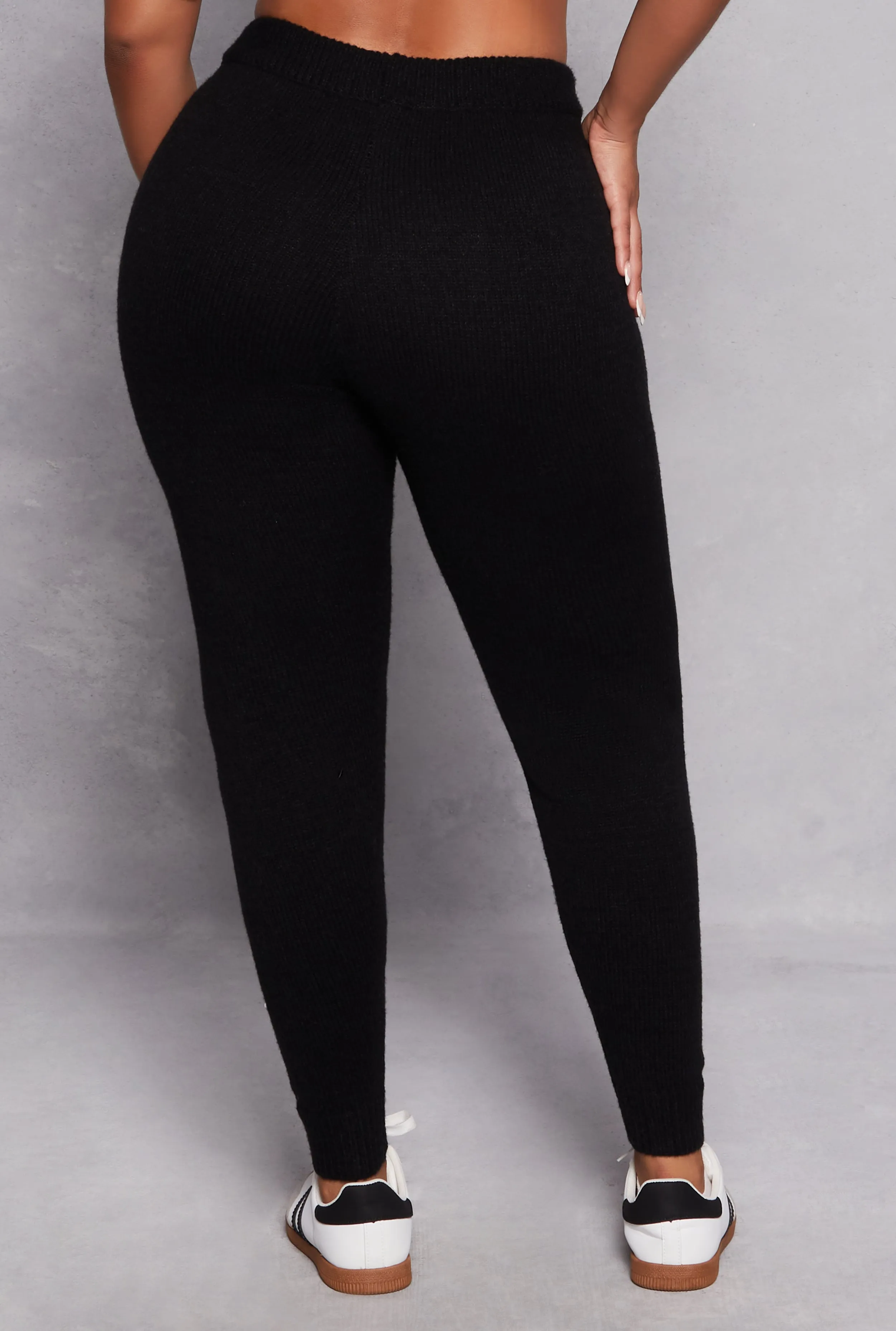 Brushed Knit Drawstring Joggers sold by Rainbow product image thumbnail 3