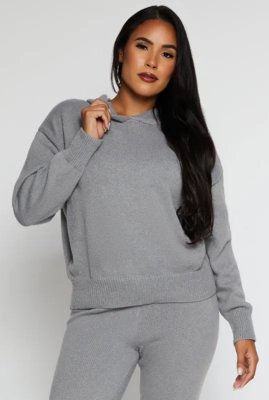 Brushed Knit Pullover Hoodie sold by Rainbow