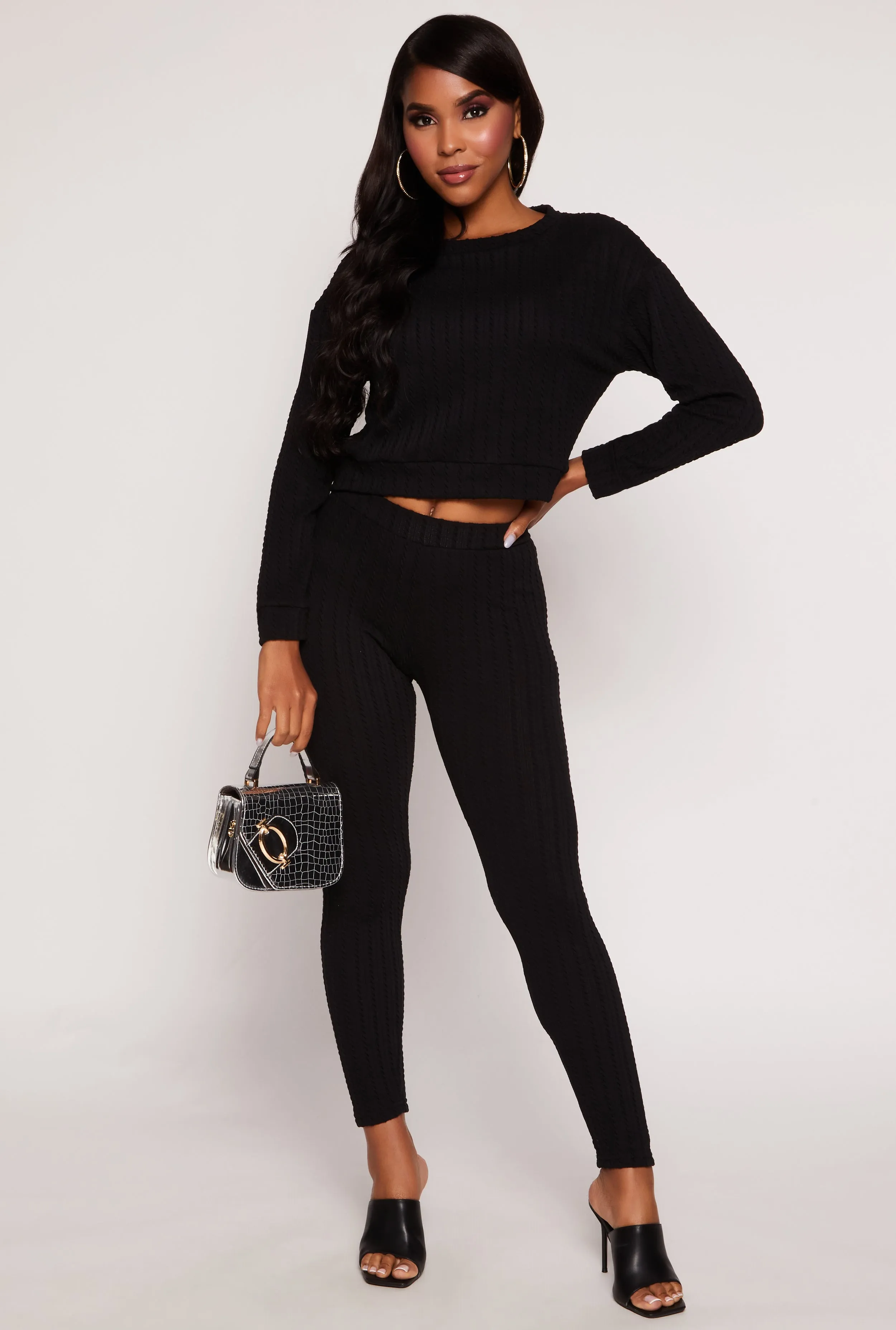 Ribbed Knit Pullover Sweater sold by Rainbow product image thumbnail 2