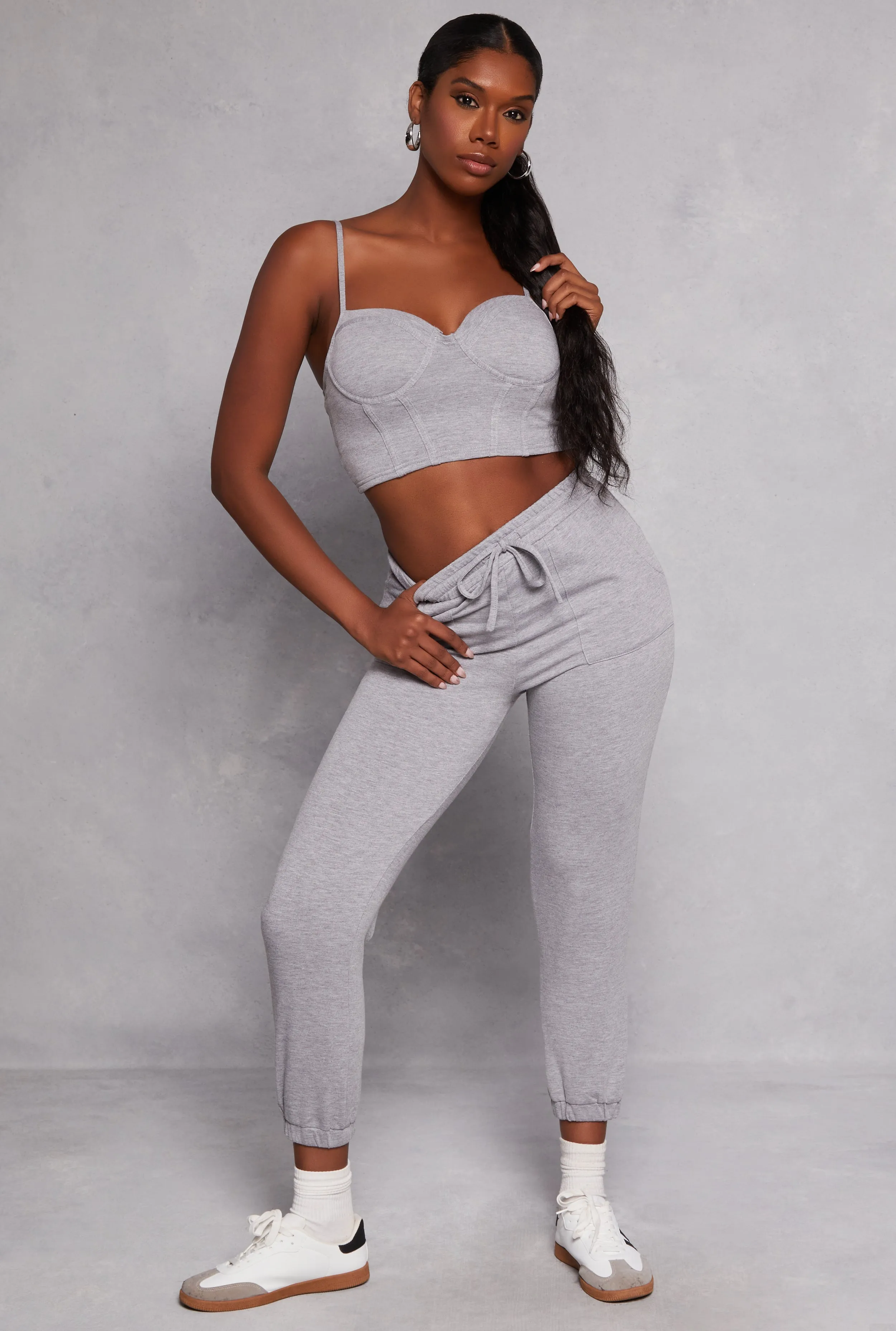 Haute Monde Solid Cropped Corset Top sold by Rainbow product image thumbnail 2