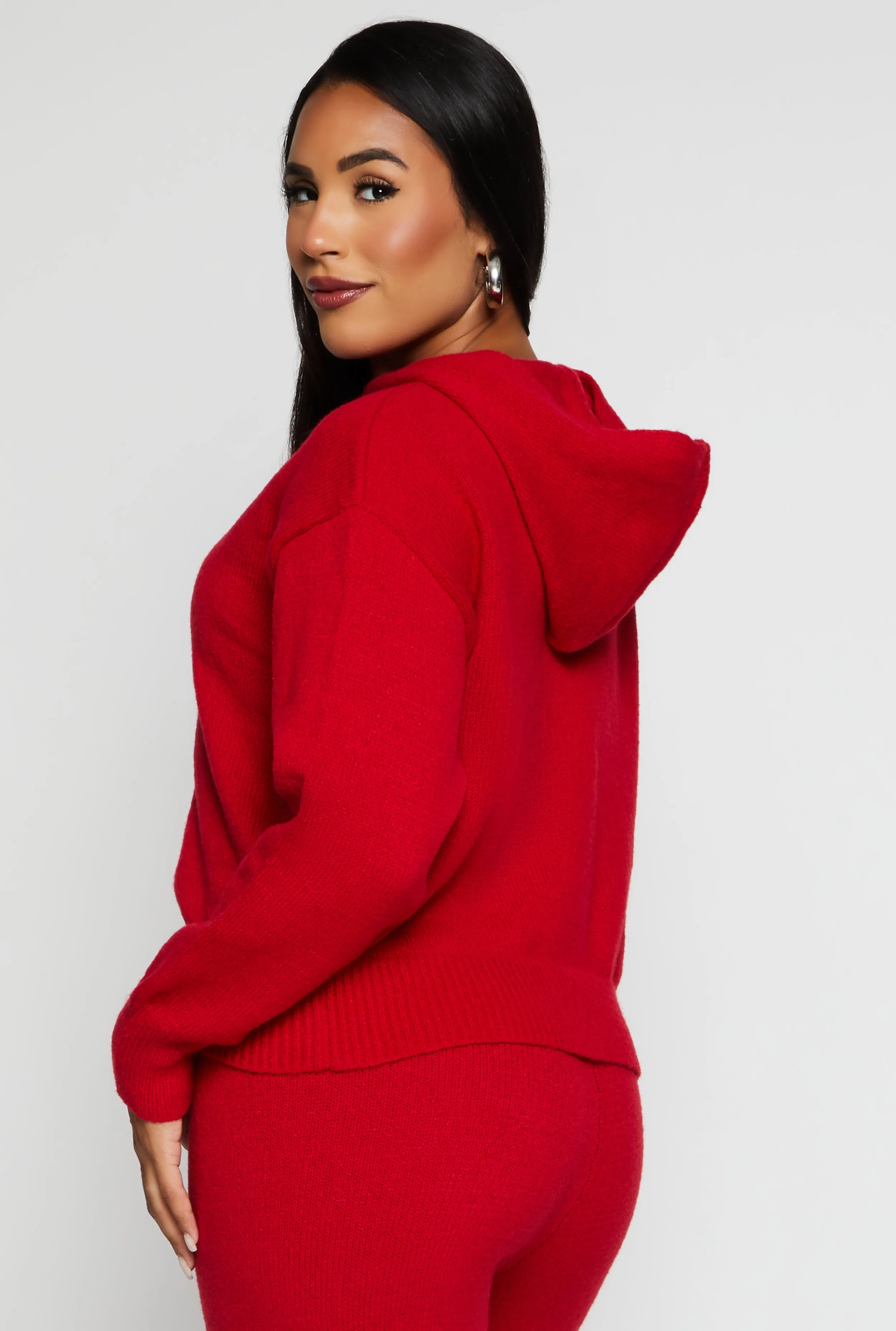 Brushed Knit Pullover Hoodie sold by Rainbow product image thumbnail 3