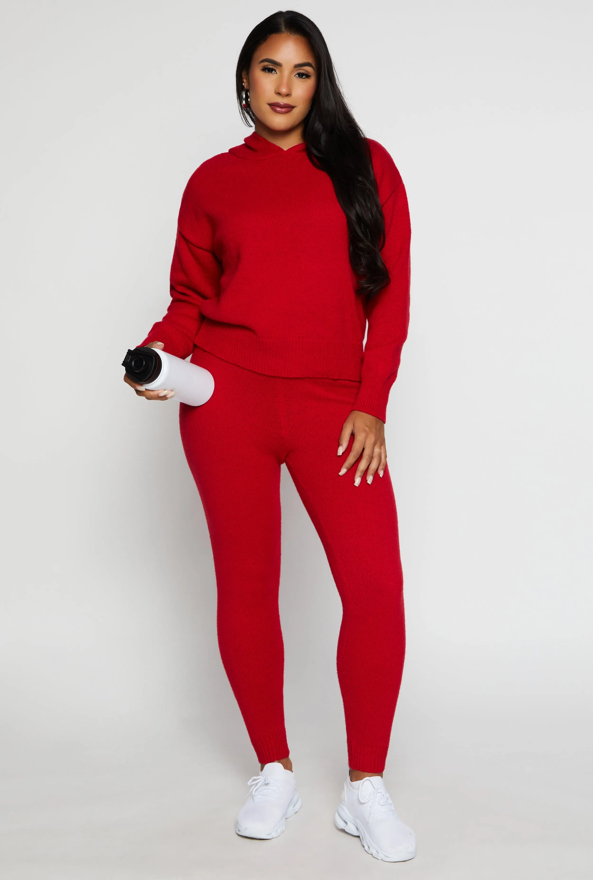 Brushed Knit Pullover Hoodie sold by Rainbow product image thumbnail 2