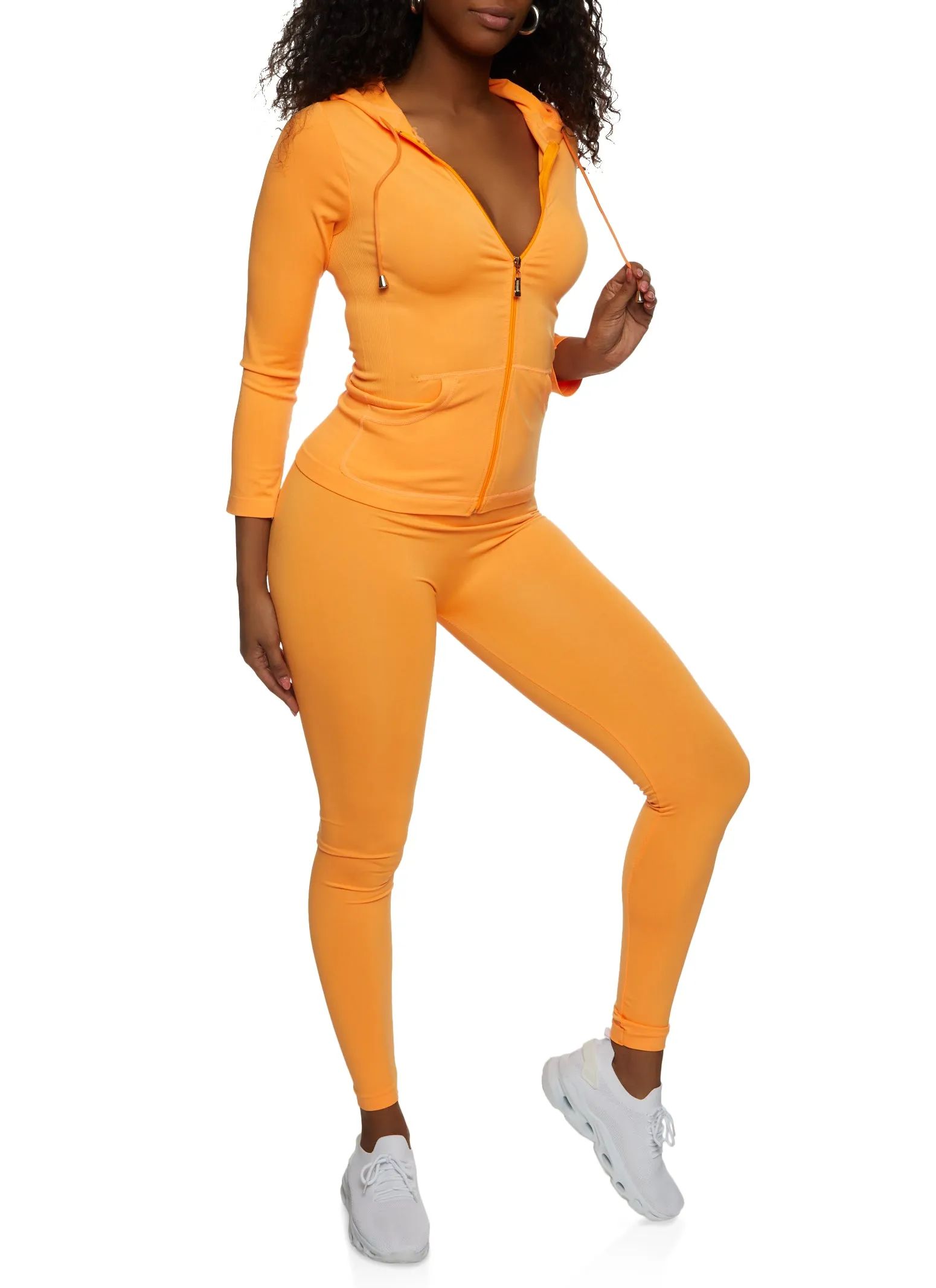 Full Zip Hooded Active Top sold by Rainbow product image thumbnail 2