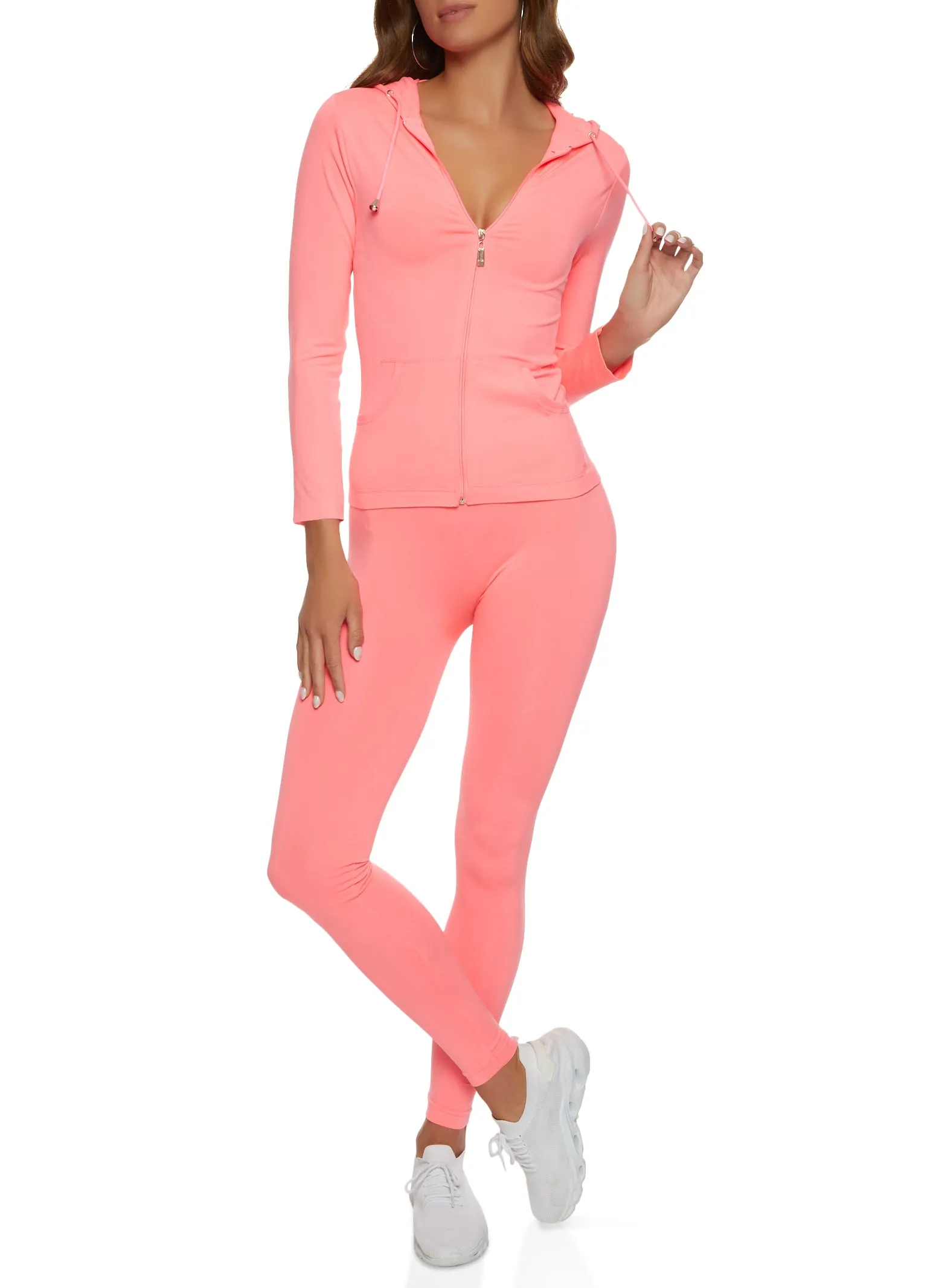 Full Zip Hooded Active Top sold by Rainbow product image thumbnail 2