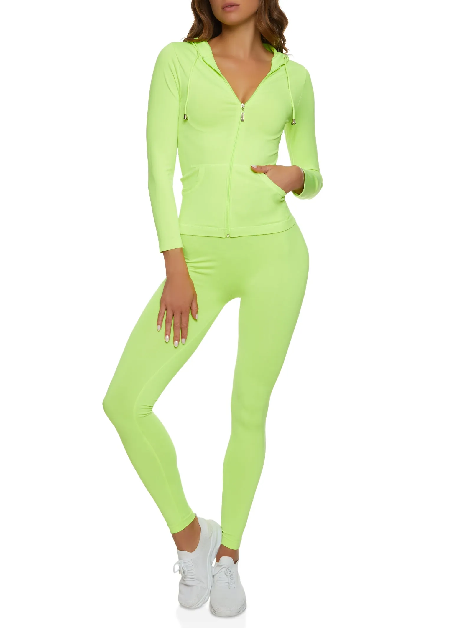 Full Zip Hooded Active Top sold by Rainbow product image thumbnail 2