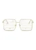 Cut Out Star Rhinestone Lens Squared Glasses sold by Rainbow