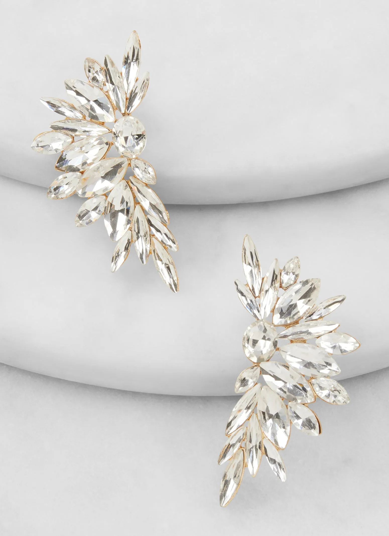 Statement Rhinestone Drop Earrings sold by Rainbow product image thumbnail 2