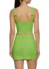 Buckle Strap Cropped Corset Top sold by Rainbow