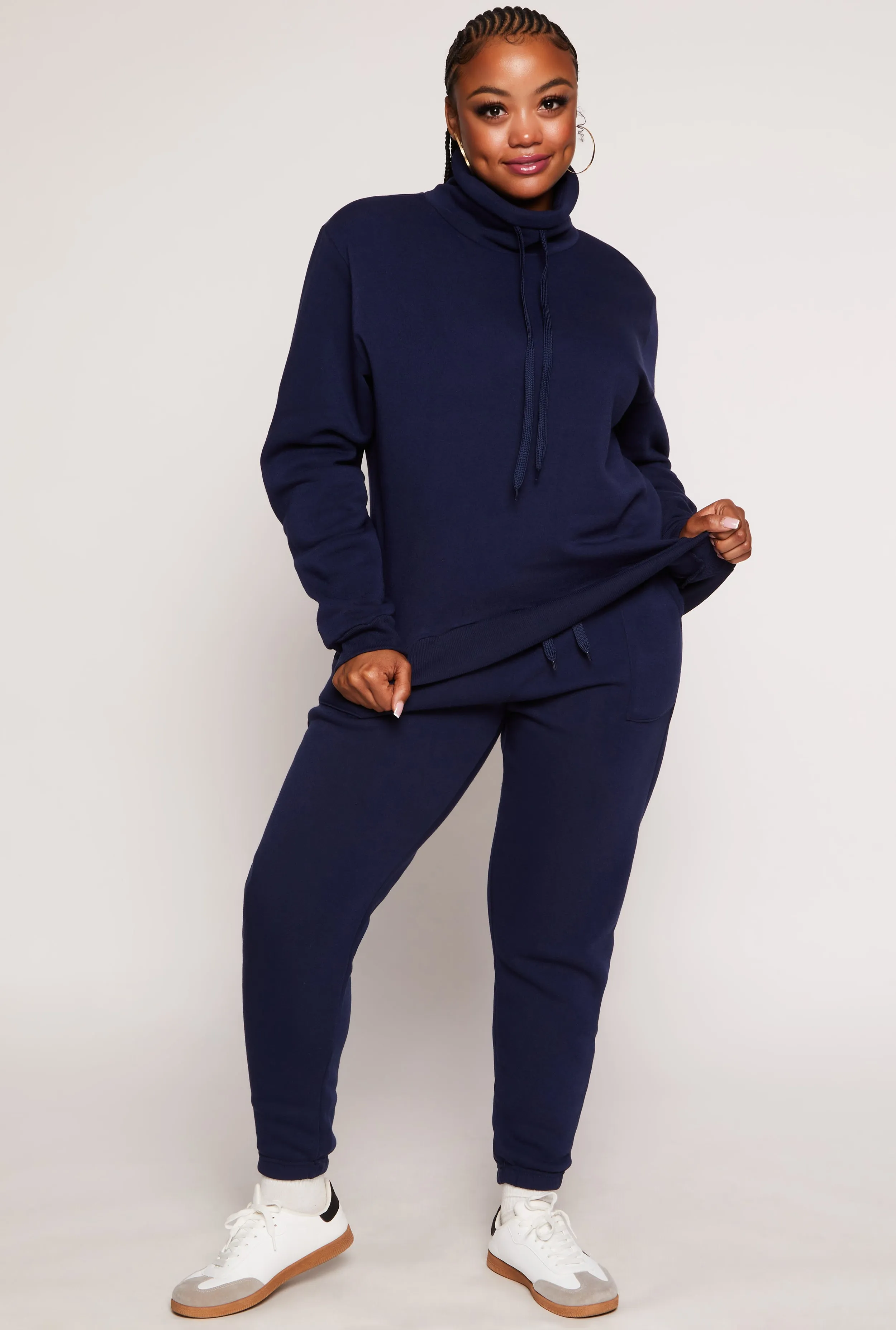 Plus Size Drawstring Pocket Sweatpants sold by Rainbow