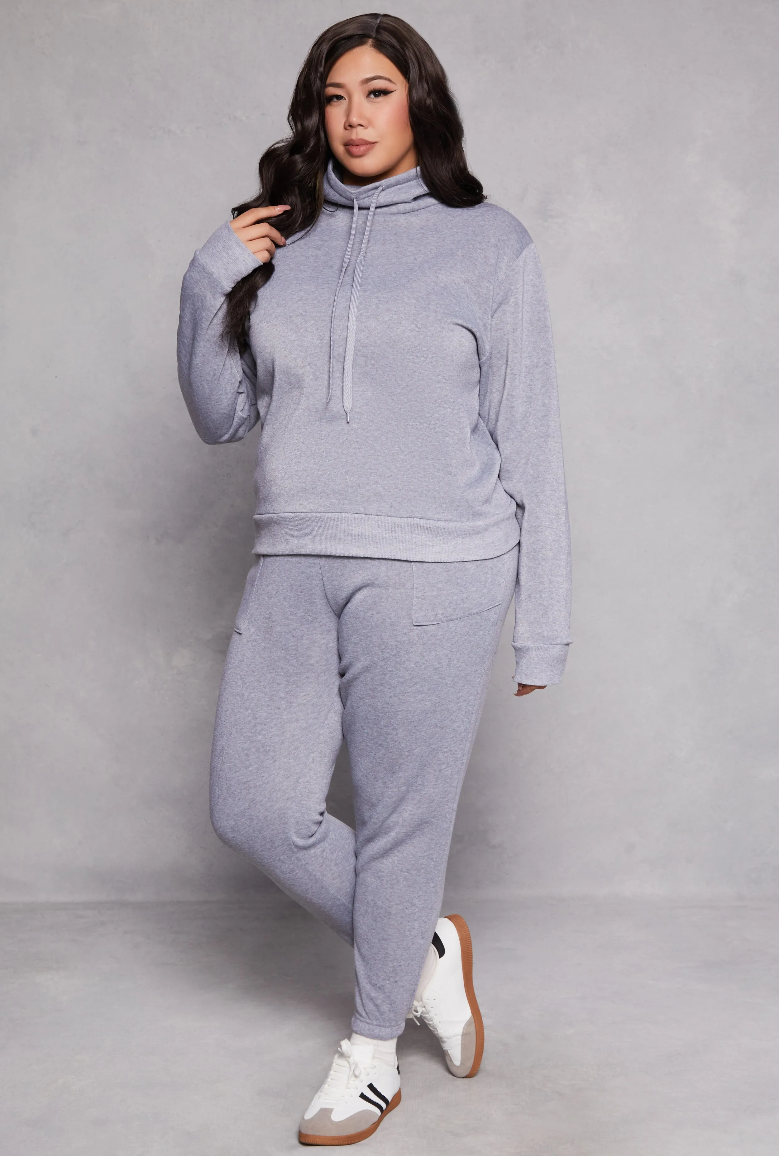 Plus Size Funnel Neck Sweatshirt sold by Rainbow product image thumbnail 2