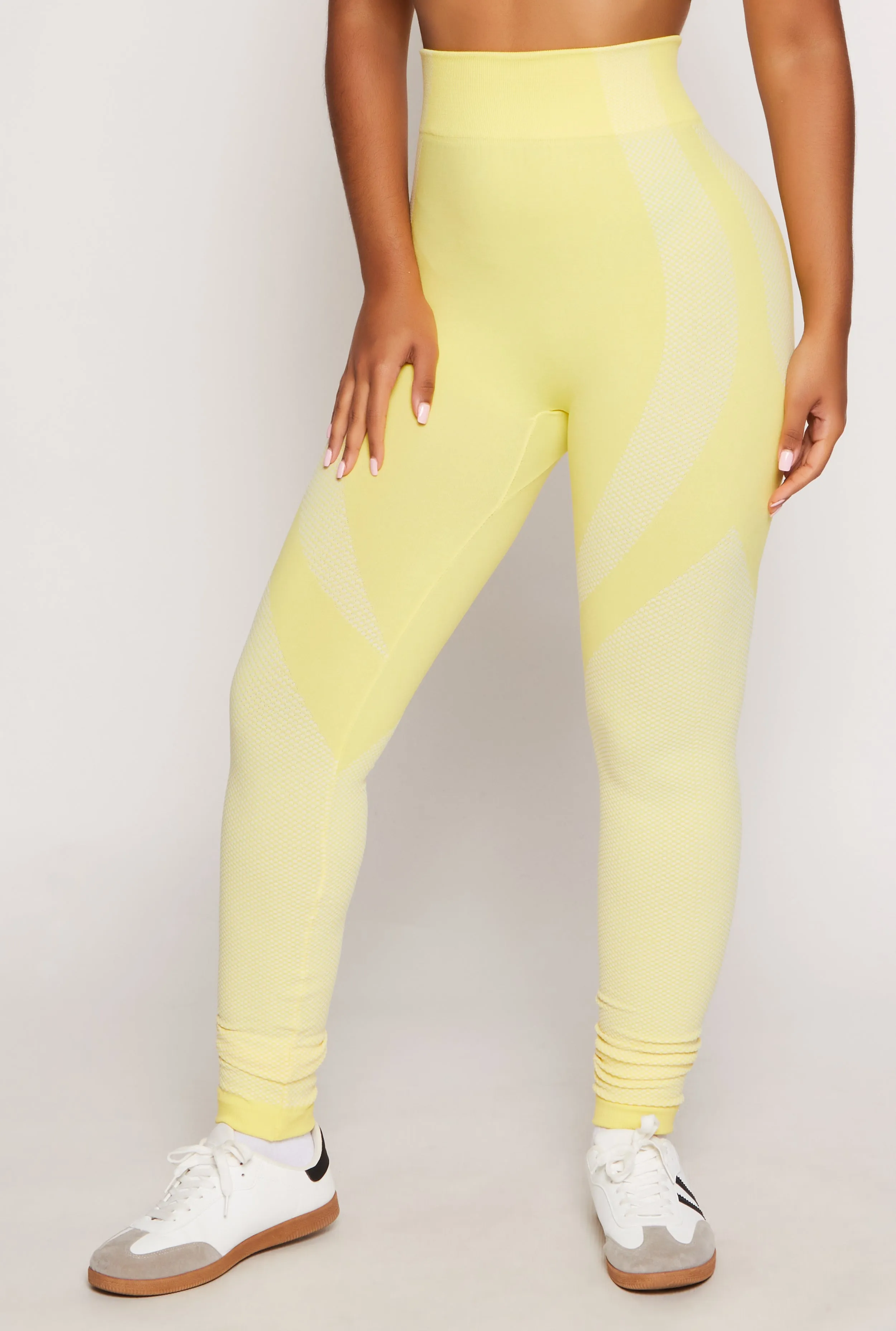 Seamless Color Block Leggings sold by Rainbow product image thumbnail 2