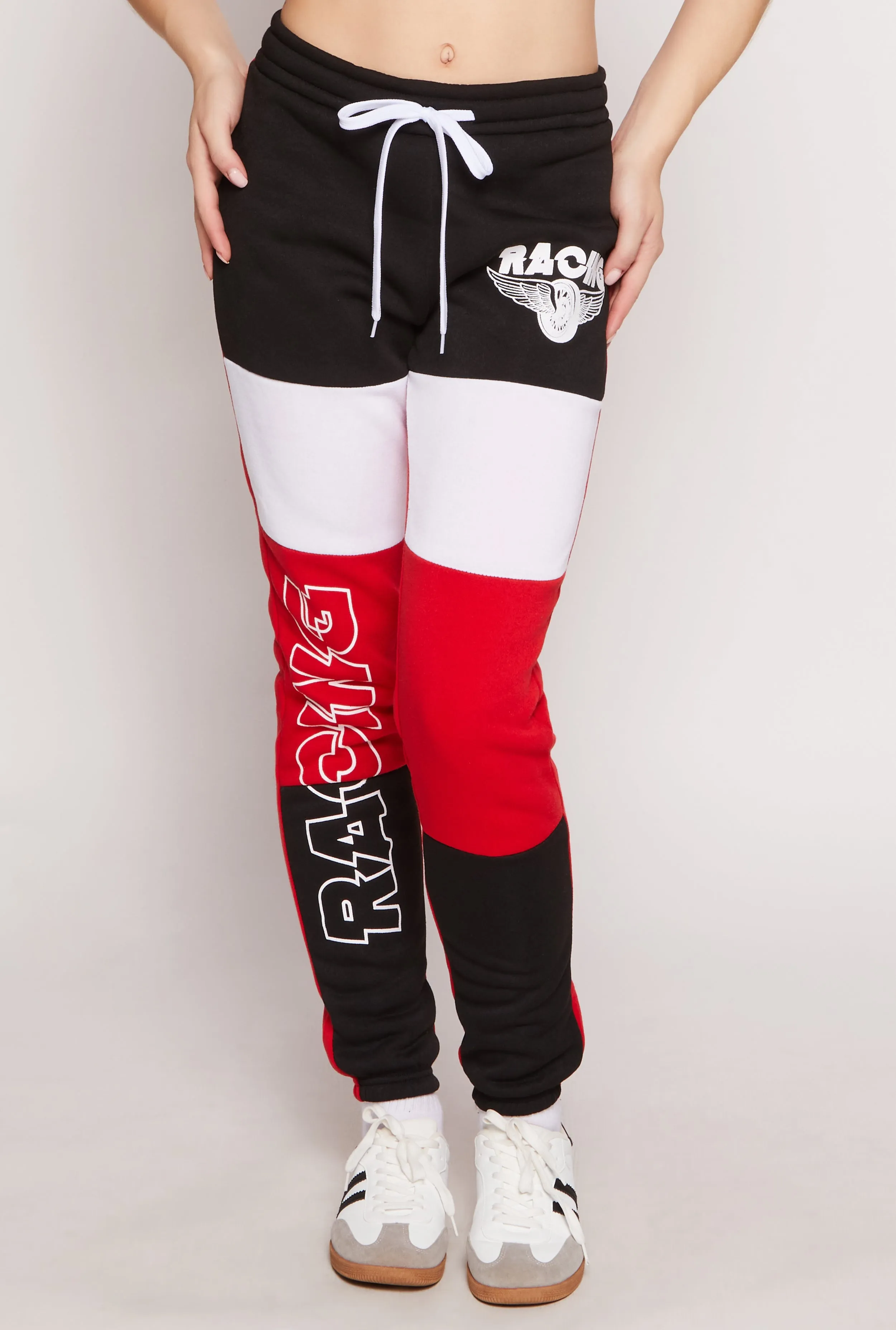 Racing Graphic Drawstring Sweatpants sold by Rainbow product image thumbnail 2