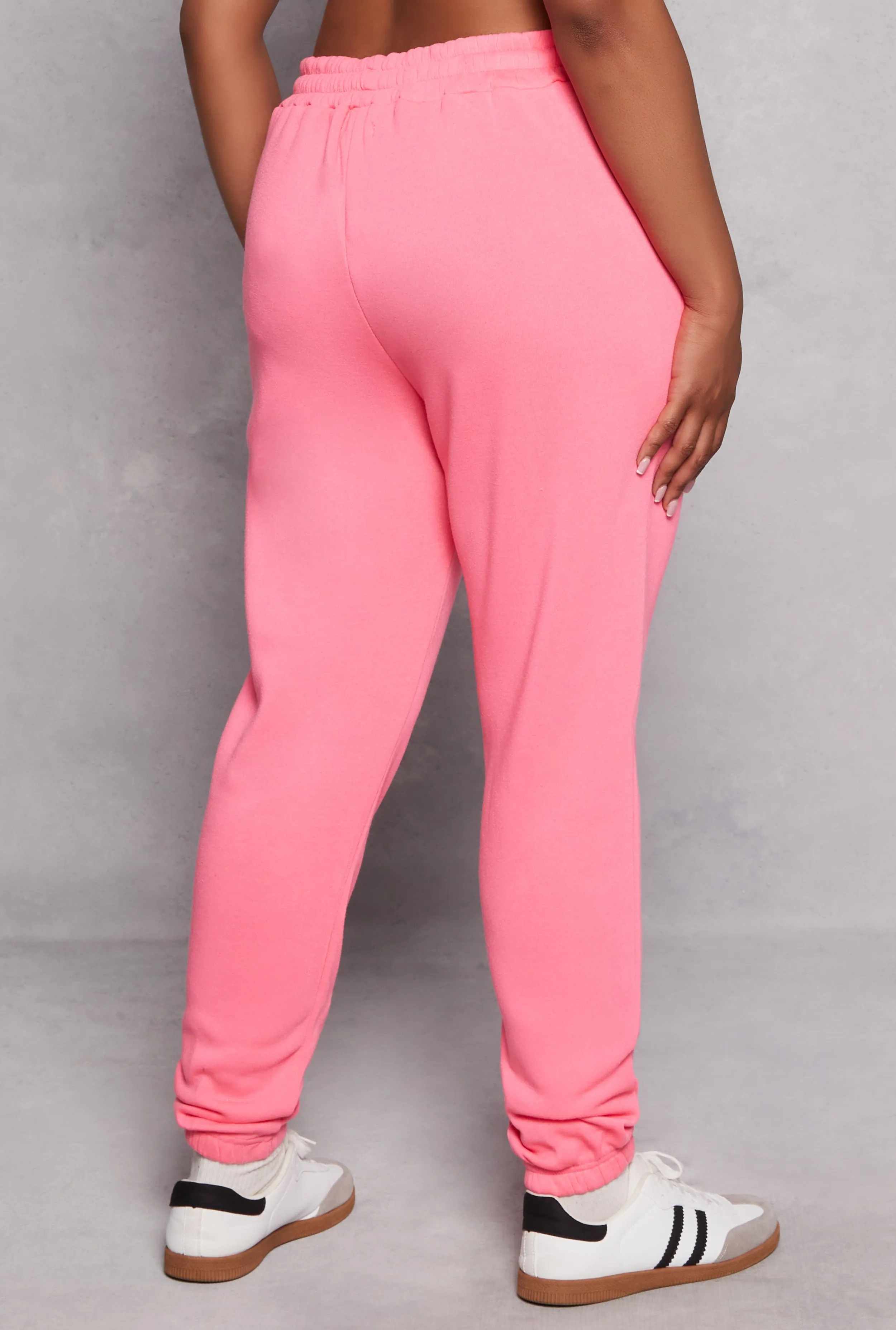Plus Size Fleece High Waist Sweatpants sold by Rainbow product image thumbnail 3
