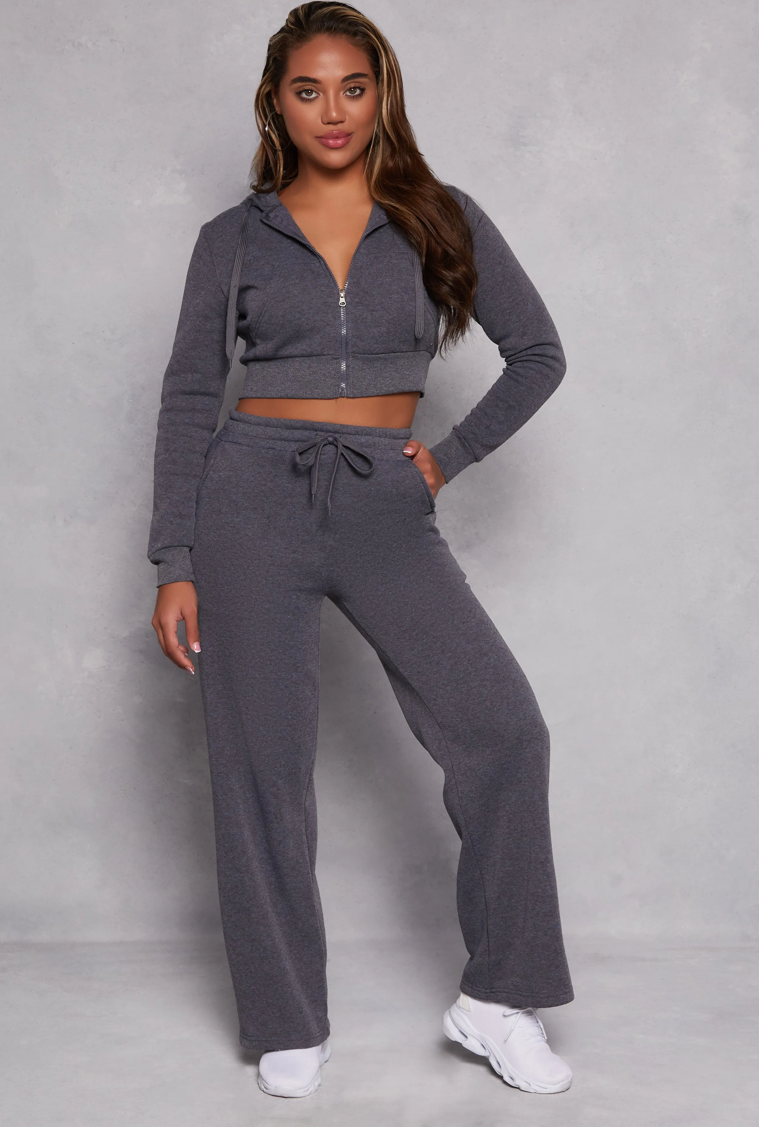 Fleece Wide Leg Sweatpants sold by Rainbow