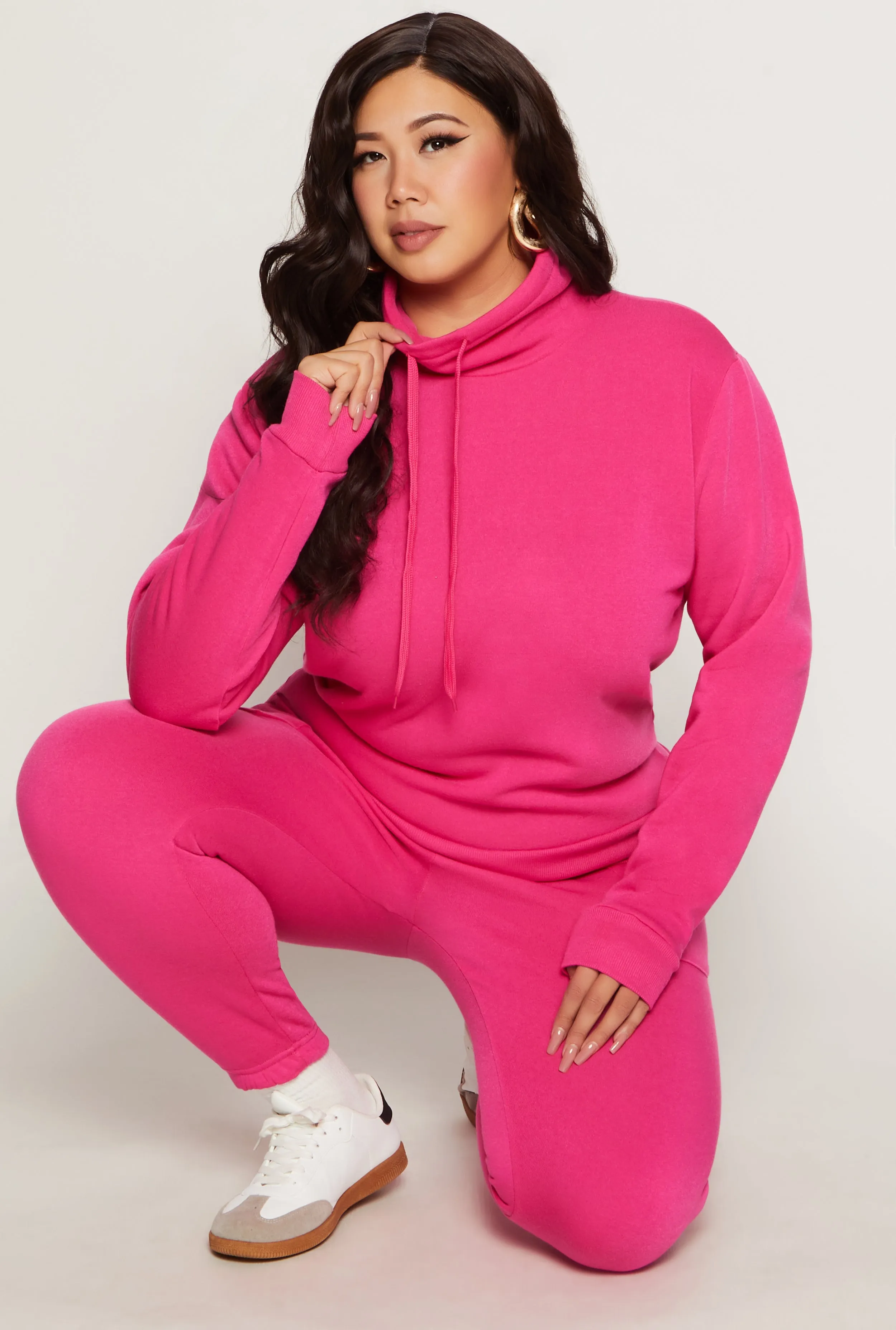 Plus Size Funnel Neck Sweatshirt sold by Rainbow product image thumbnail 2