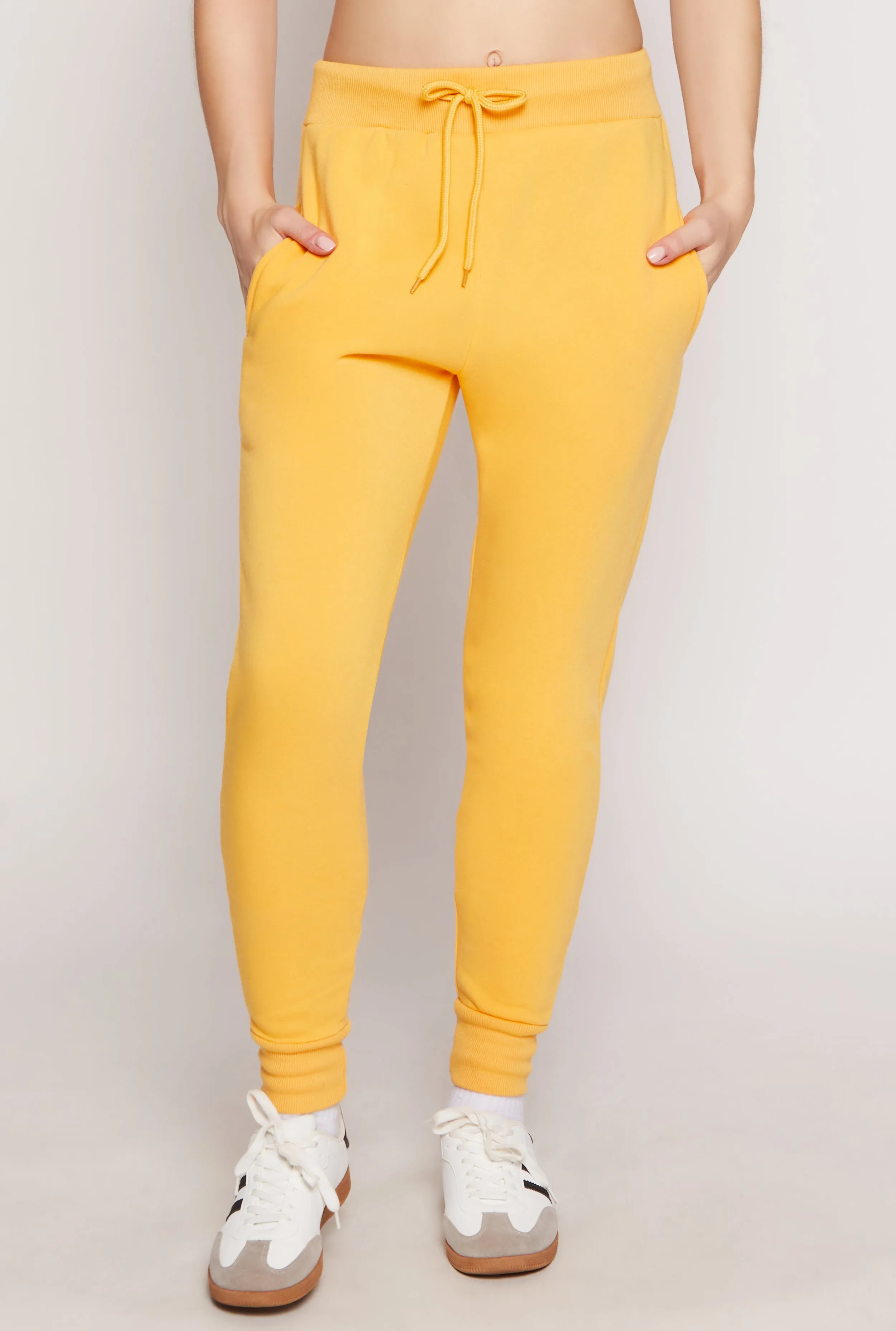 Fleece High Waisted Drawstring Joggers sold by Rainbow product image thumbnail 2