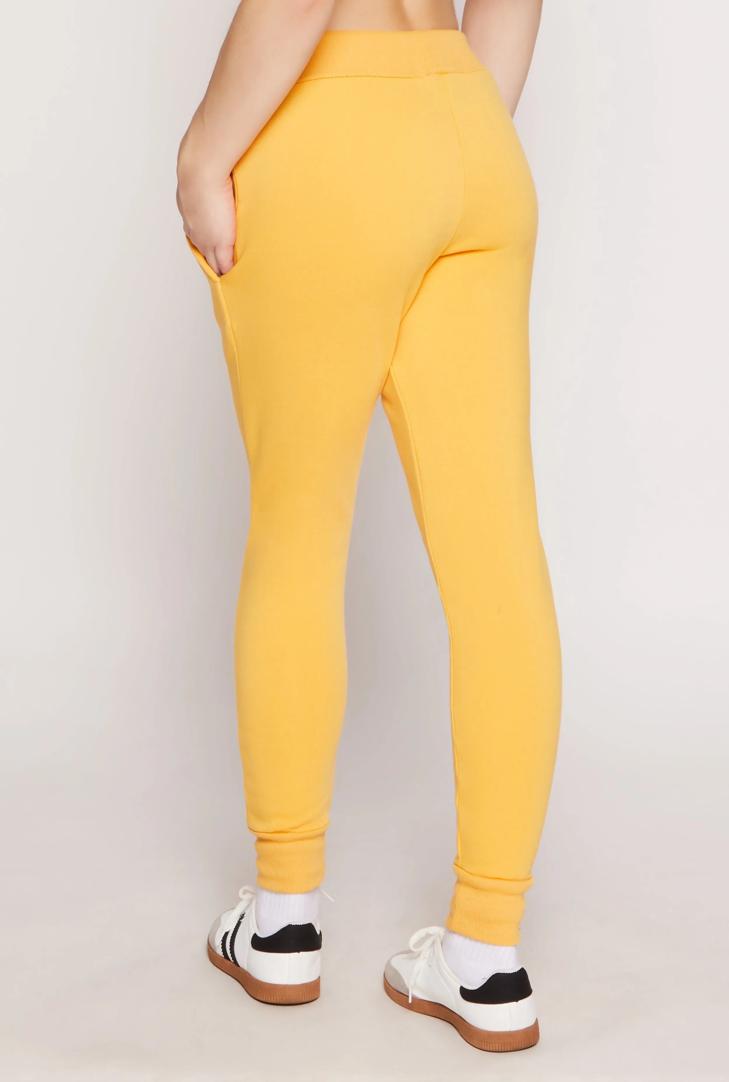 Fleece High Waisted Drawstring Joggers sold by Rainbow product image thumbnail 3