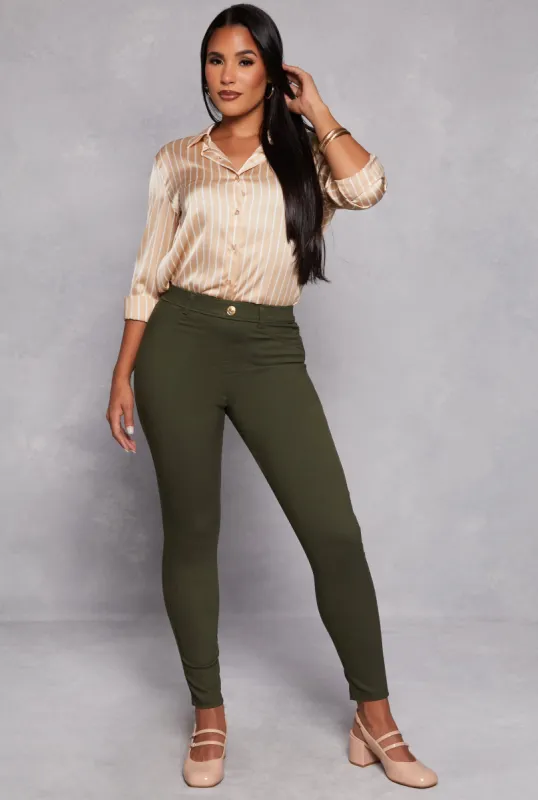 Hyper Stretch Skinny Leg Dress Pants sold by Rainbow