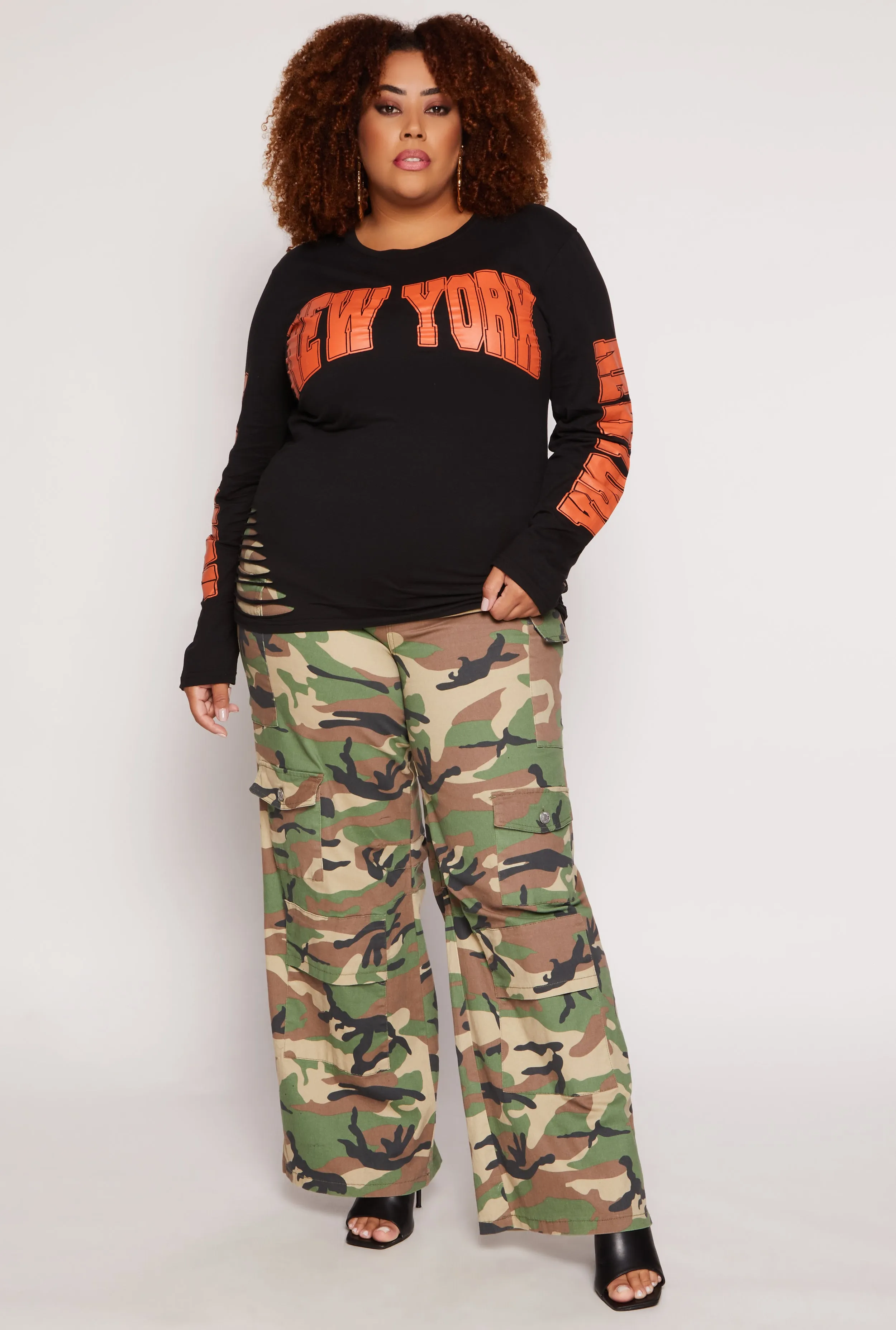 Plus Size New York Long Sleeve Top sold by Rainbow product image thumbnail 2