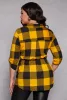 Plus Size Buffalo Plaid Half Zip Tunic Top sold by Rainbow