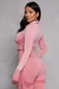 Seamless Textured Knit Zip Front Track Jacket sold by Rainbow