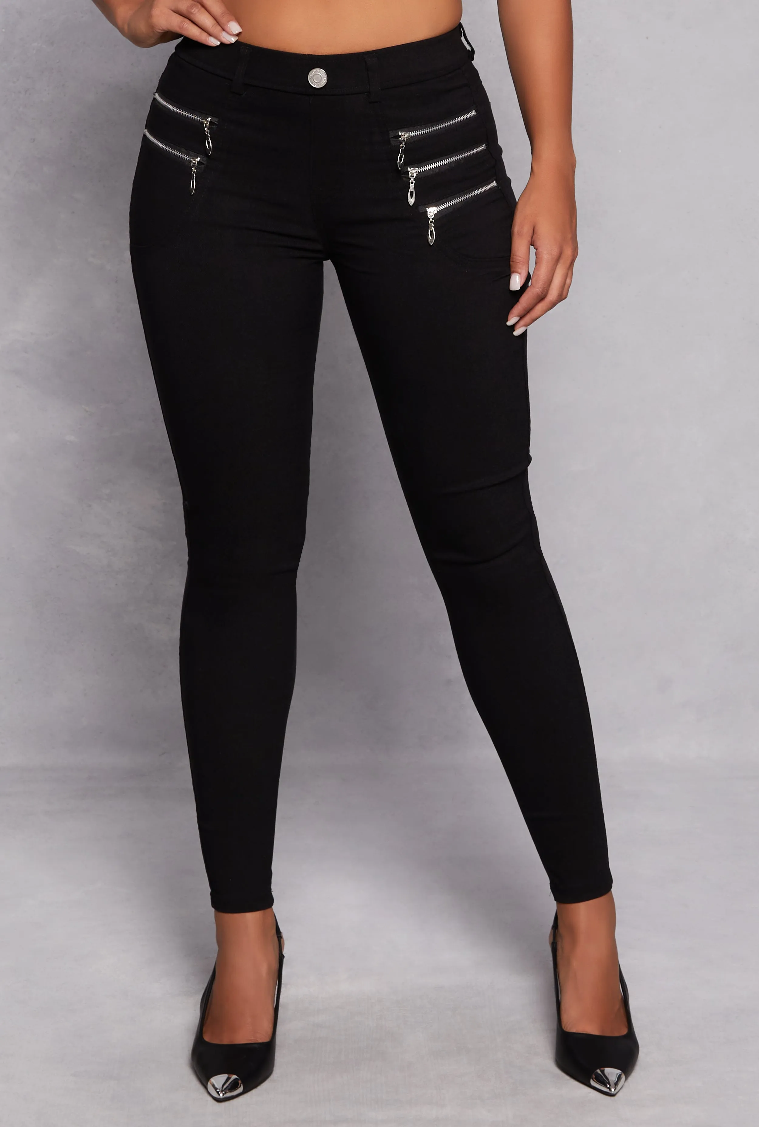 Hyper Stretch Zip Pocket Dress Pants sold by Rainbow product image thumbnail 2