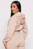 Zip Front Hooded Cropped Sweatshirt sold by Rainbow