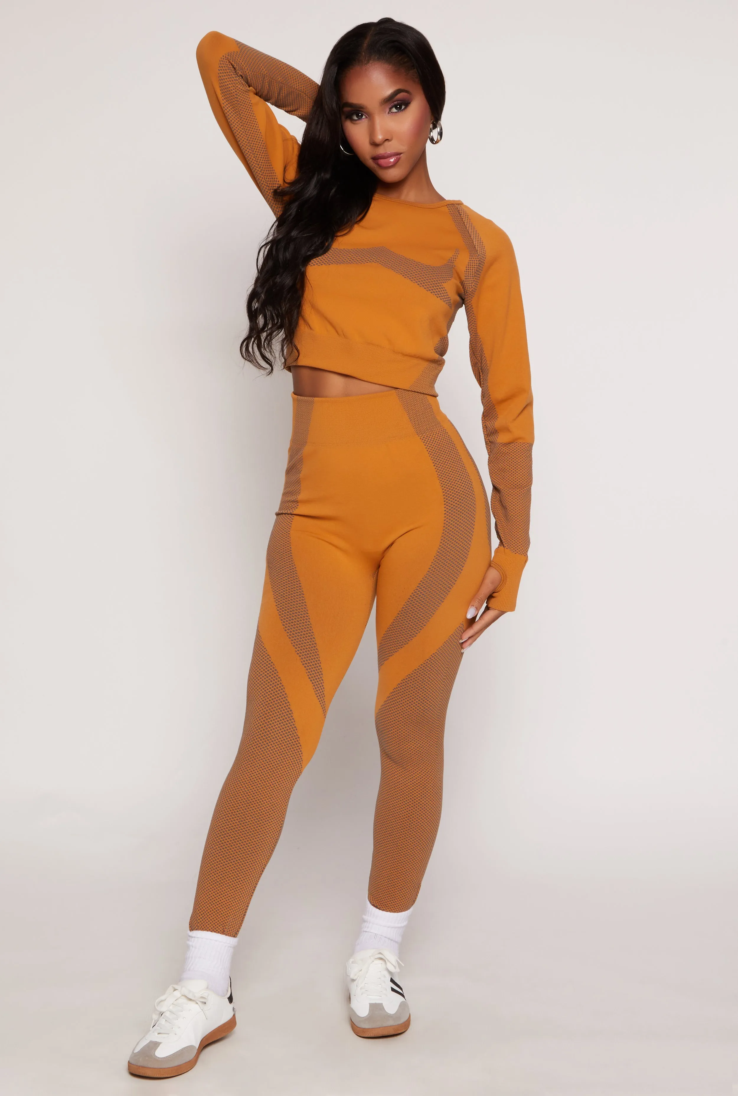 Seamless Color Block Leggings sold by Rainbow