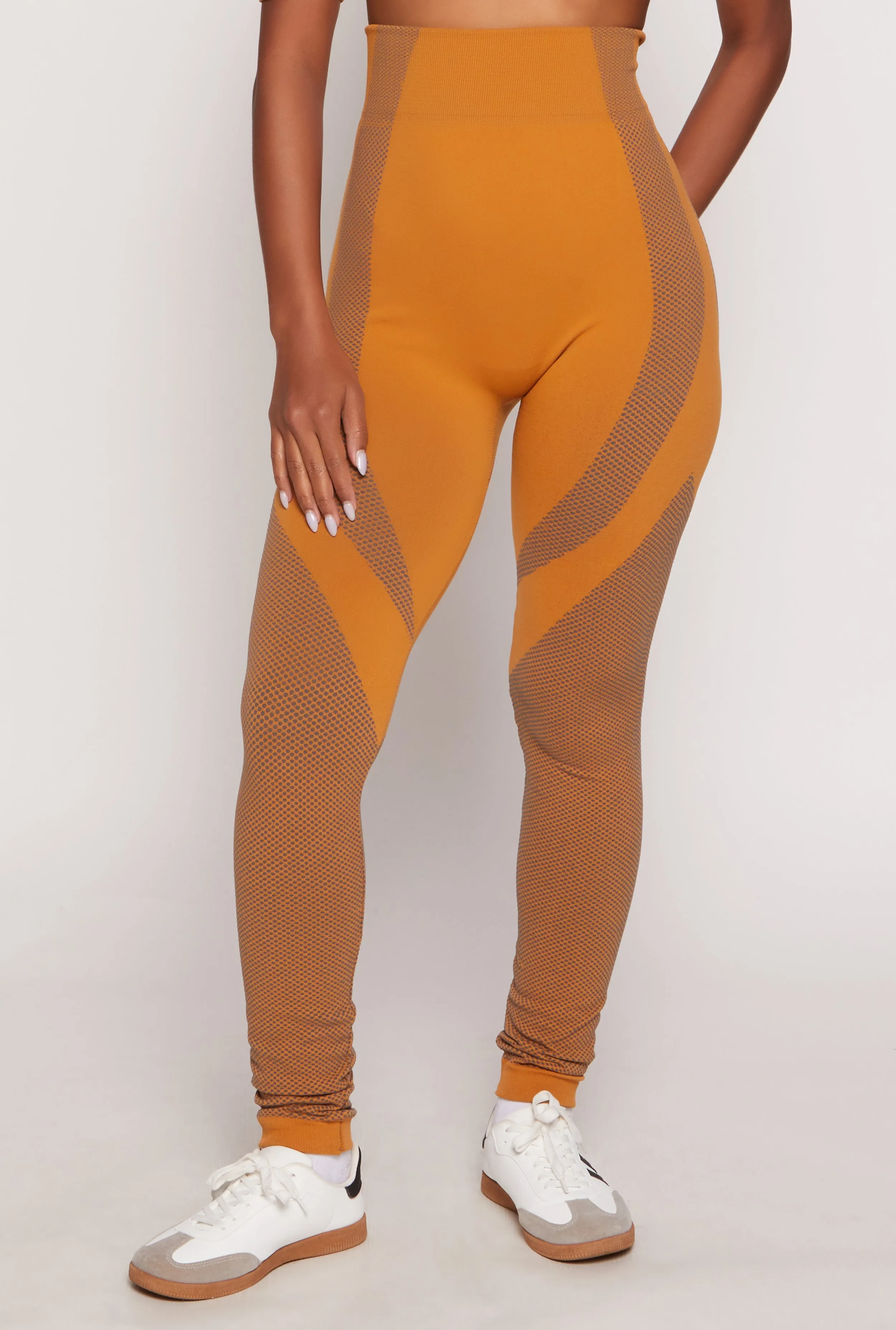 Seamless Color Block Leggings sold by Rainbow product image thumbnail 2