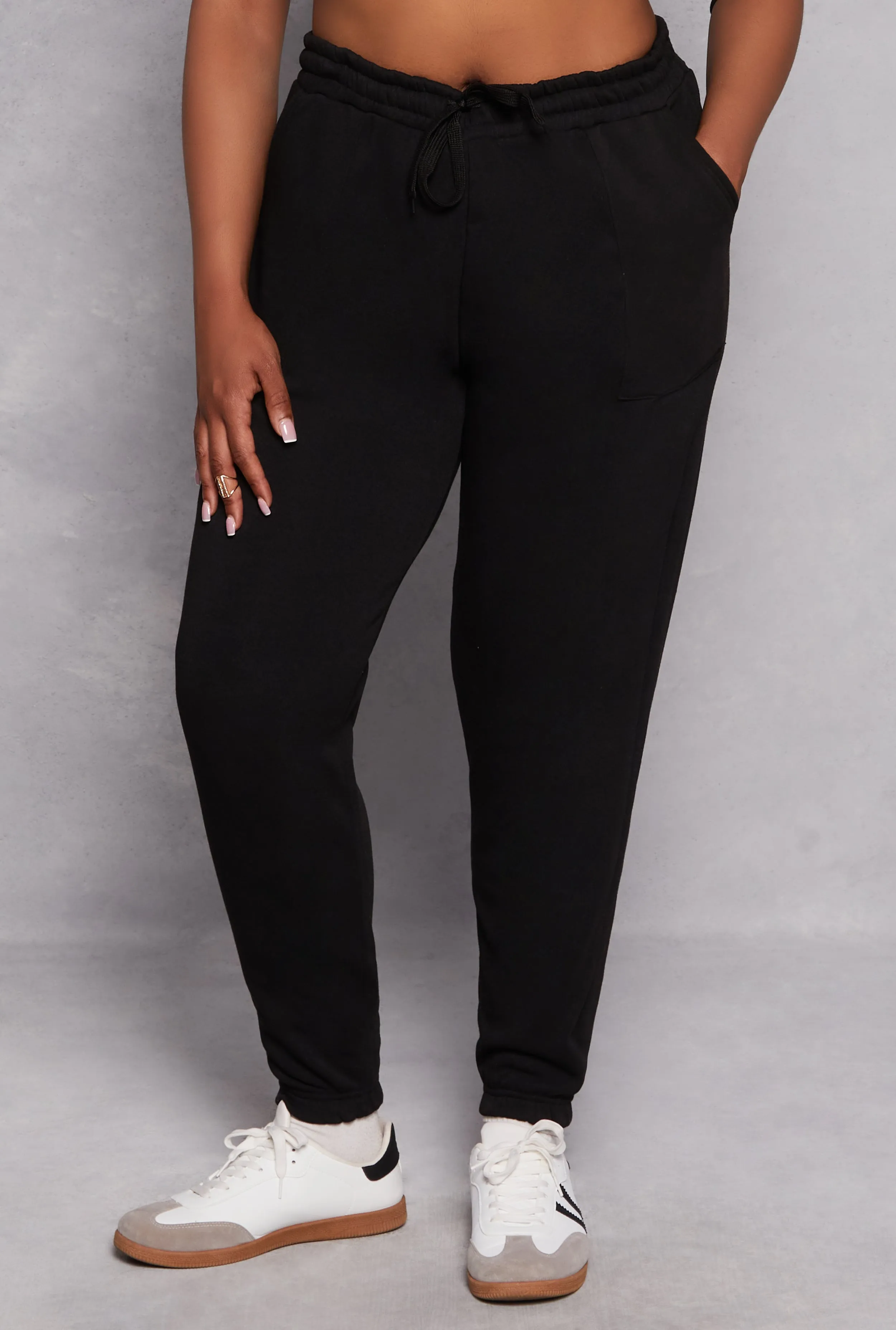 Plus Size Drawstring Pocket Sweatpants sold by Rainbow product image thumbnail 2