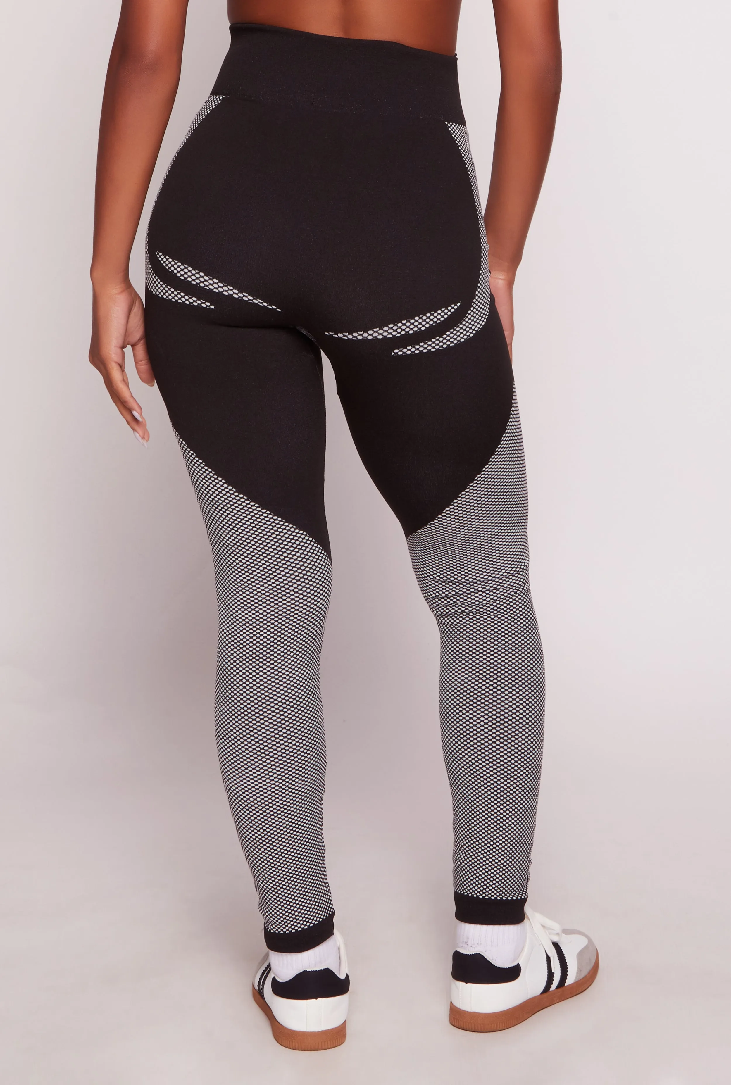 Seamless Color Block Leggings sold by Rainbow product image thumbnail 3