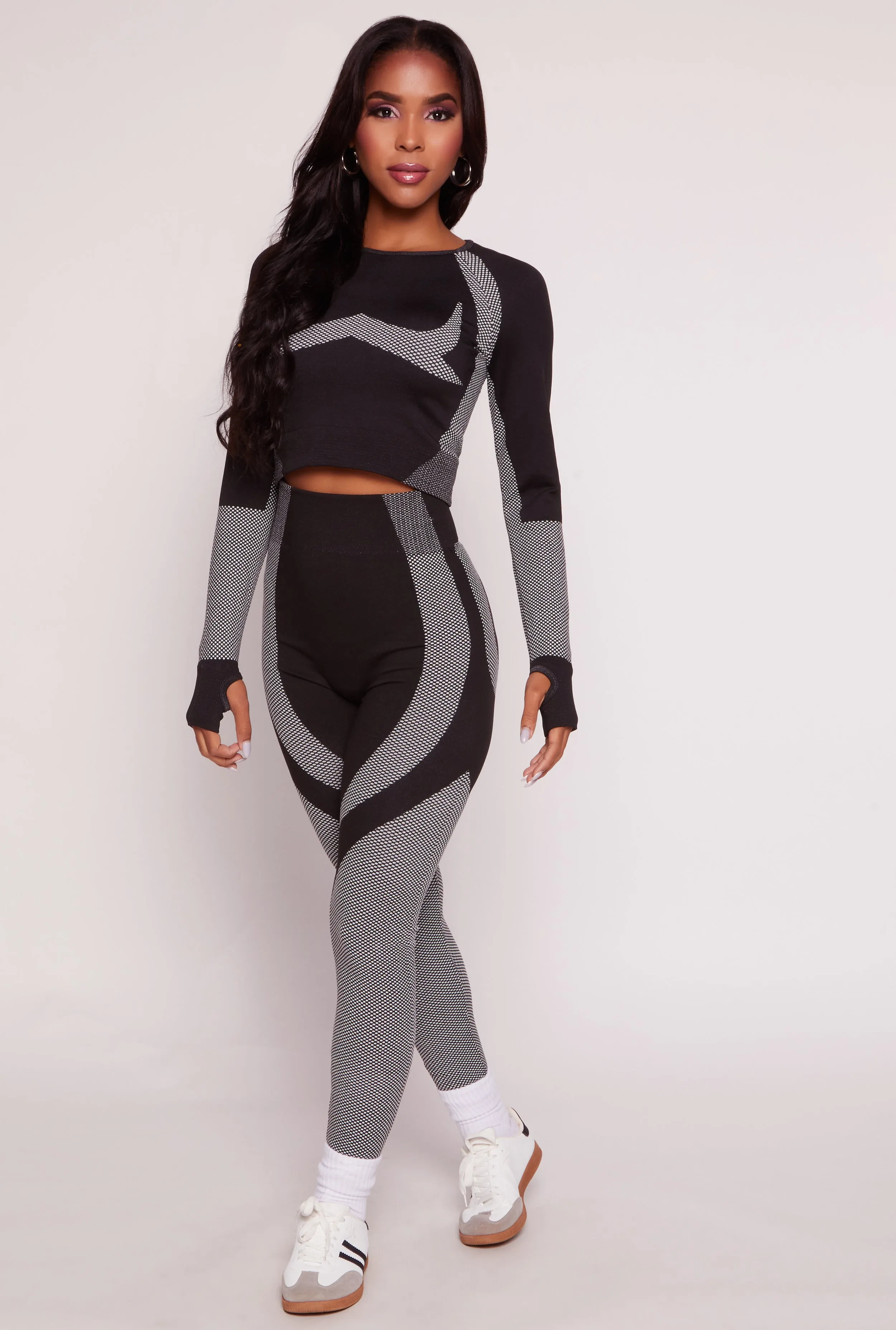 Seamless Color Block Leggings sold by Rainbow