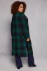 Plus Size Plaid Open Front Duster sold by Rainbow