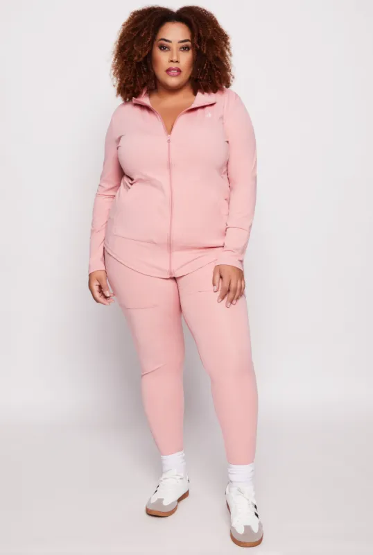 Plus Size High Waist Pocket Leggings sold by Rainbow
