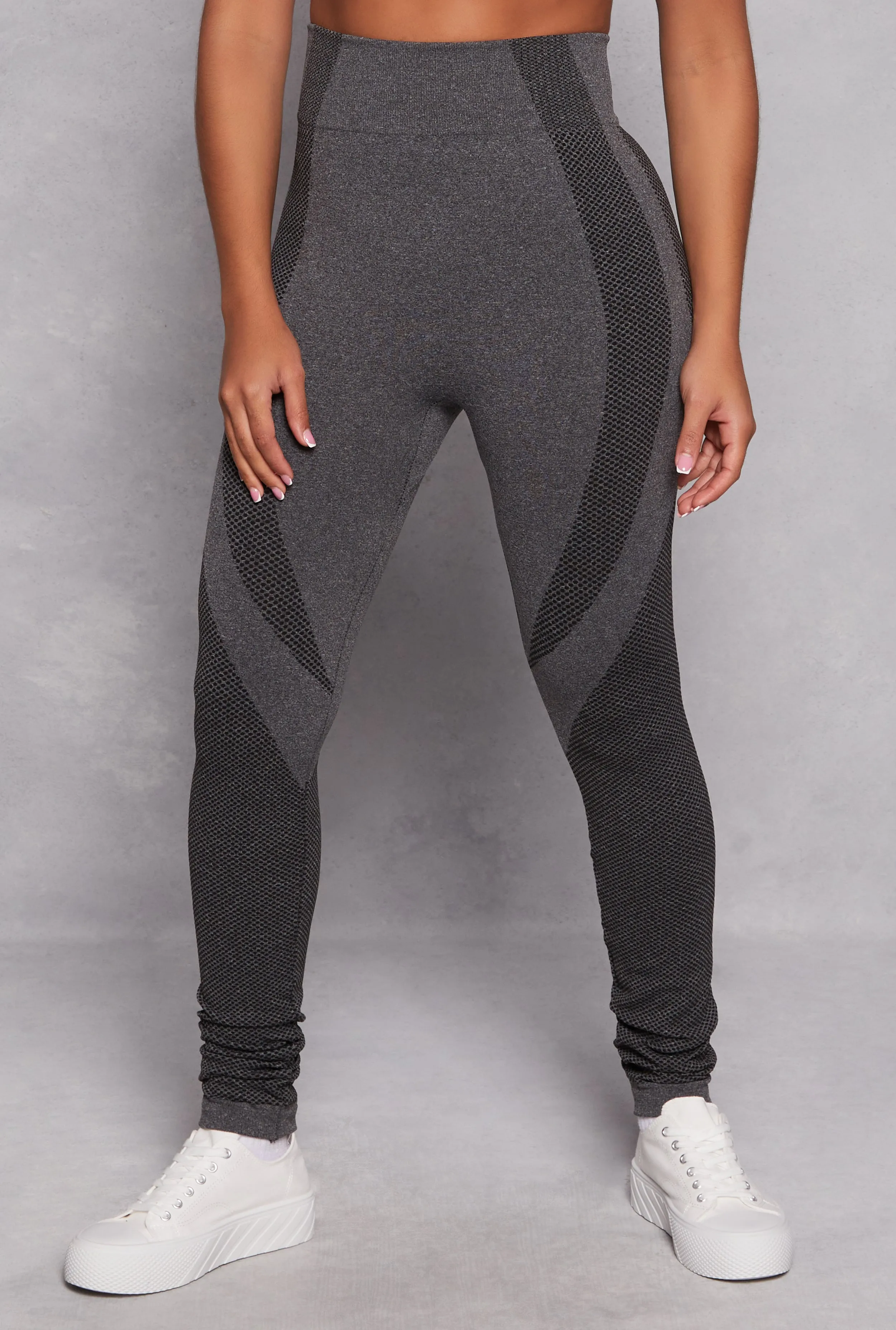 Seamless Color Block Leggings sold by Rainbow product image thumbnail 2